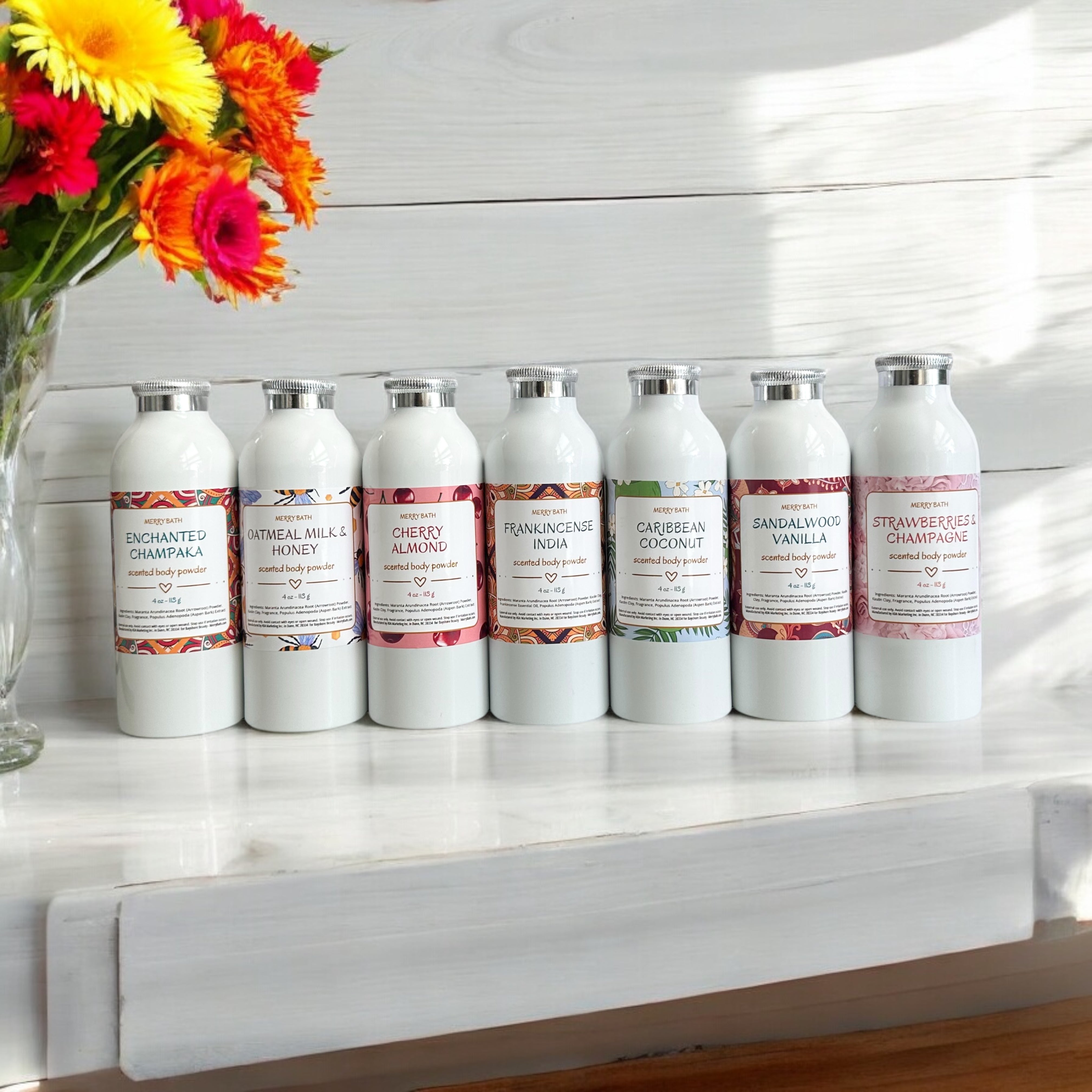 Merry Bath - Natural Dusting Powders