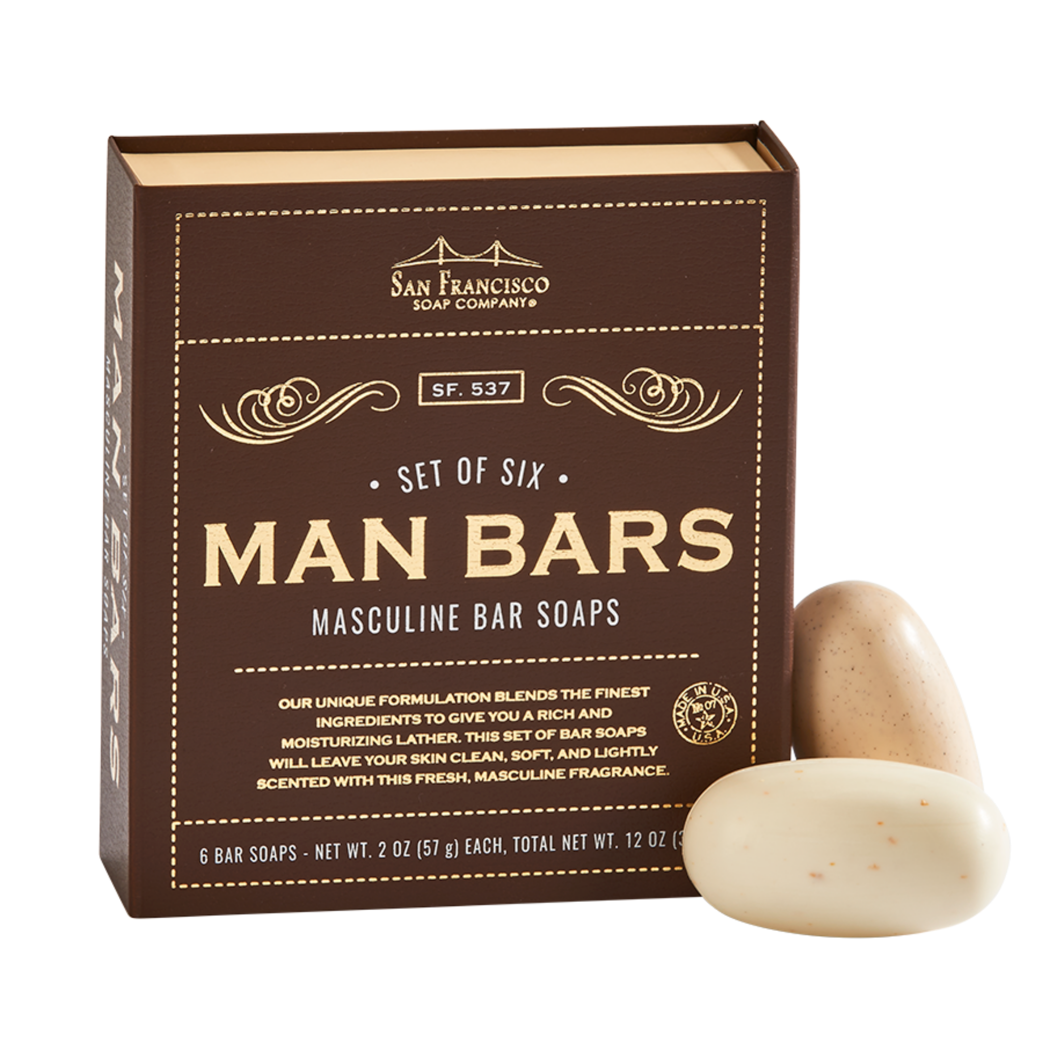Man Bar 6pc SOAP SET