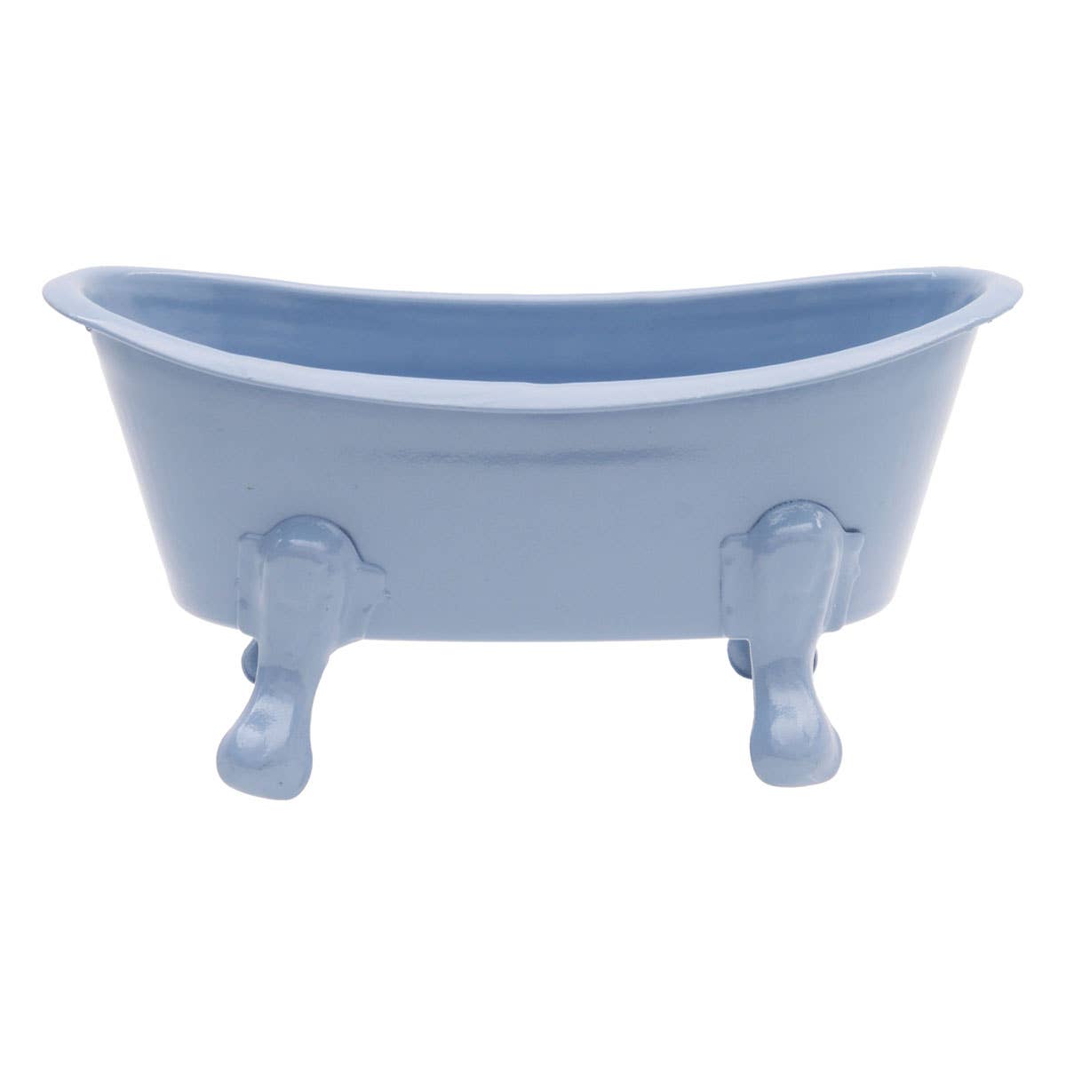 Enamel Bathtub Metal Soap Dish - Pastels