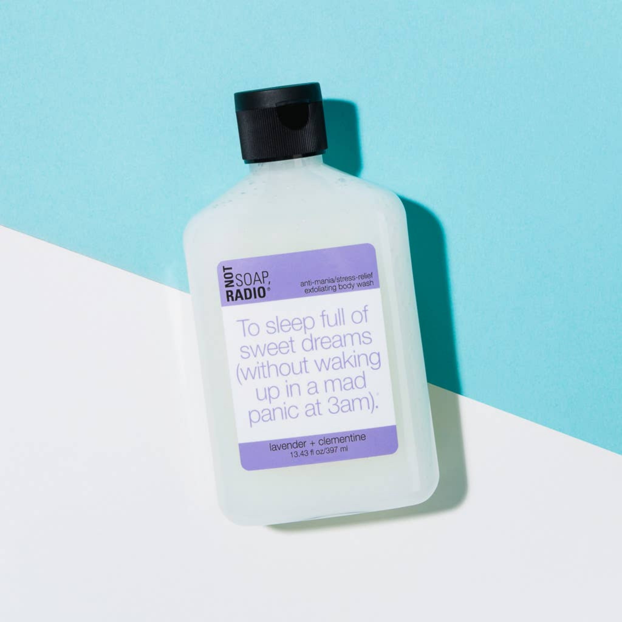 Not Soap, Radio To Sleep Full Of Sweet Dreams BODY SCRUB (Lavender + Clementine)