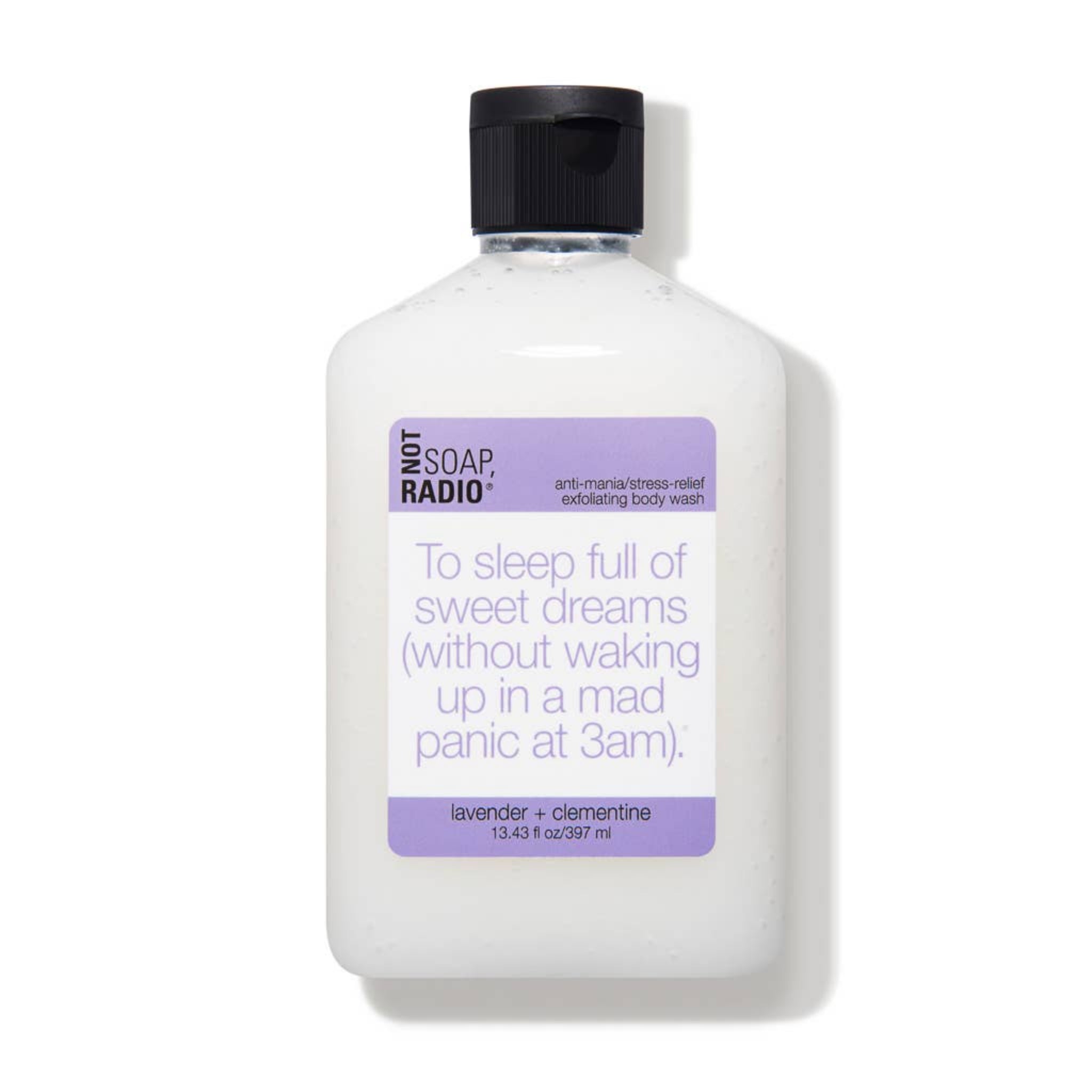 Not Soap, Radio To Sleep Full Of Sweet Dreams BODY SCRUB (Lavender + Clementine)