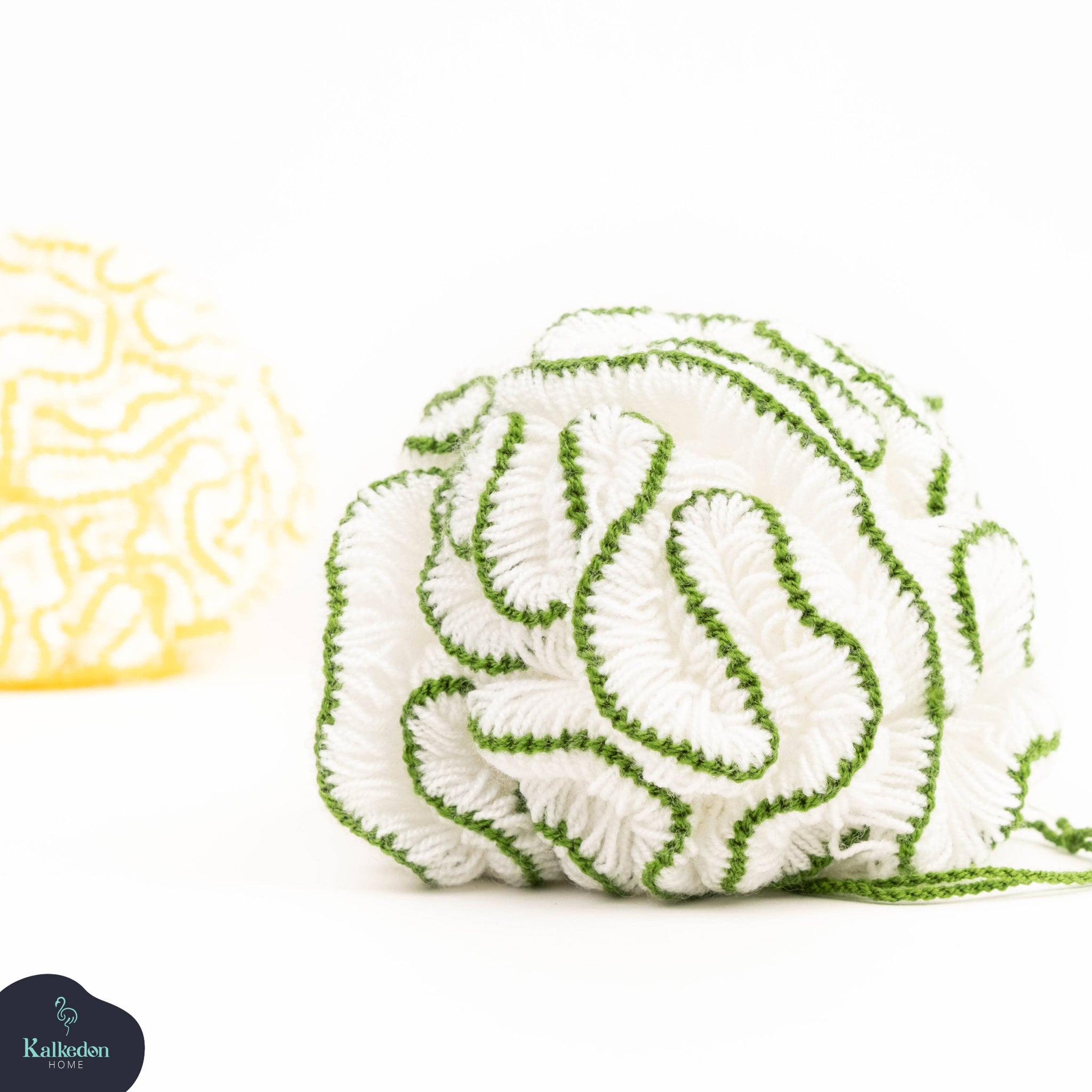 Organic Cotton KNIT SHOWER POUF