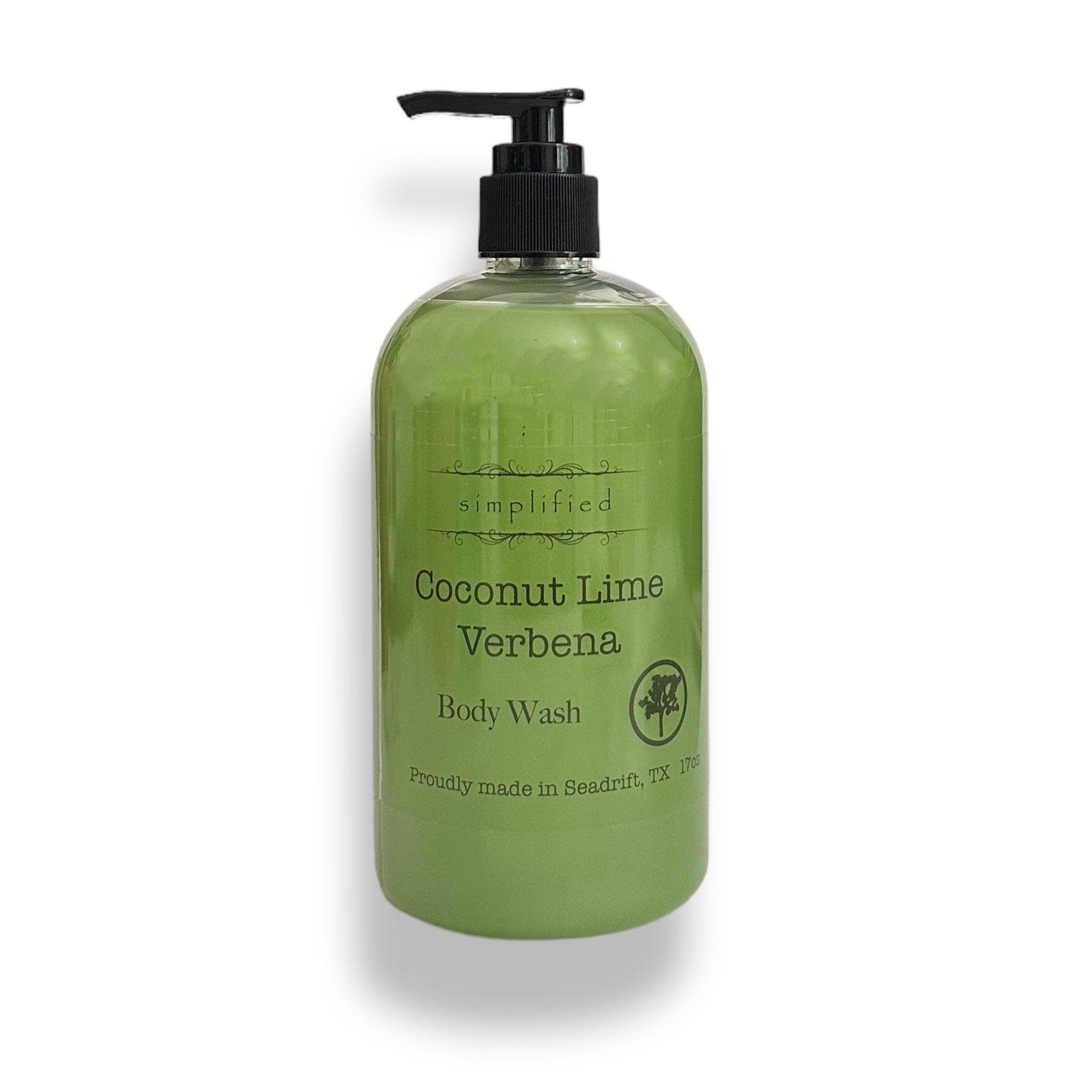 Simplified Soap Body Wash Coconut Lime Verbena 