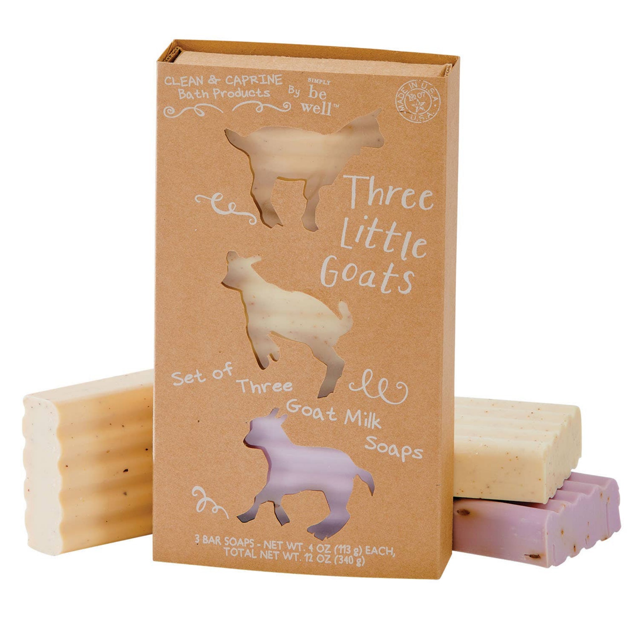 GOAT MILK SOAP SET - Almond, Honey and Lavender