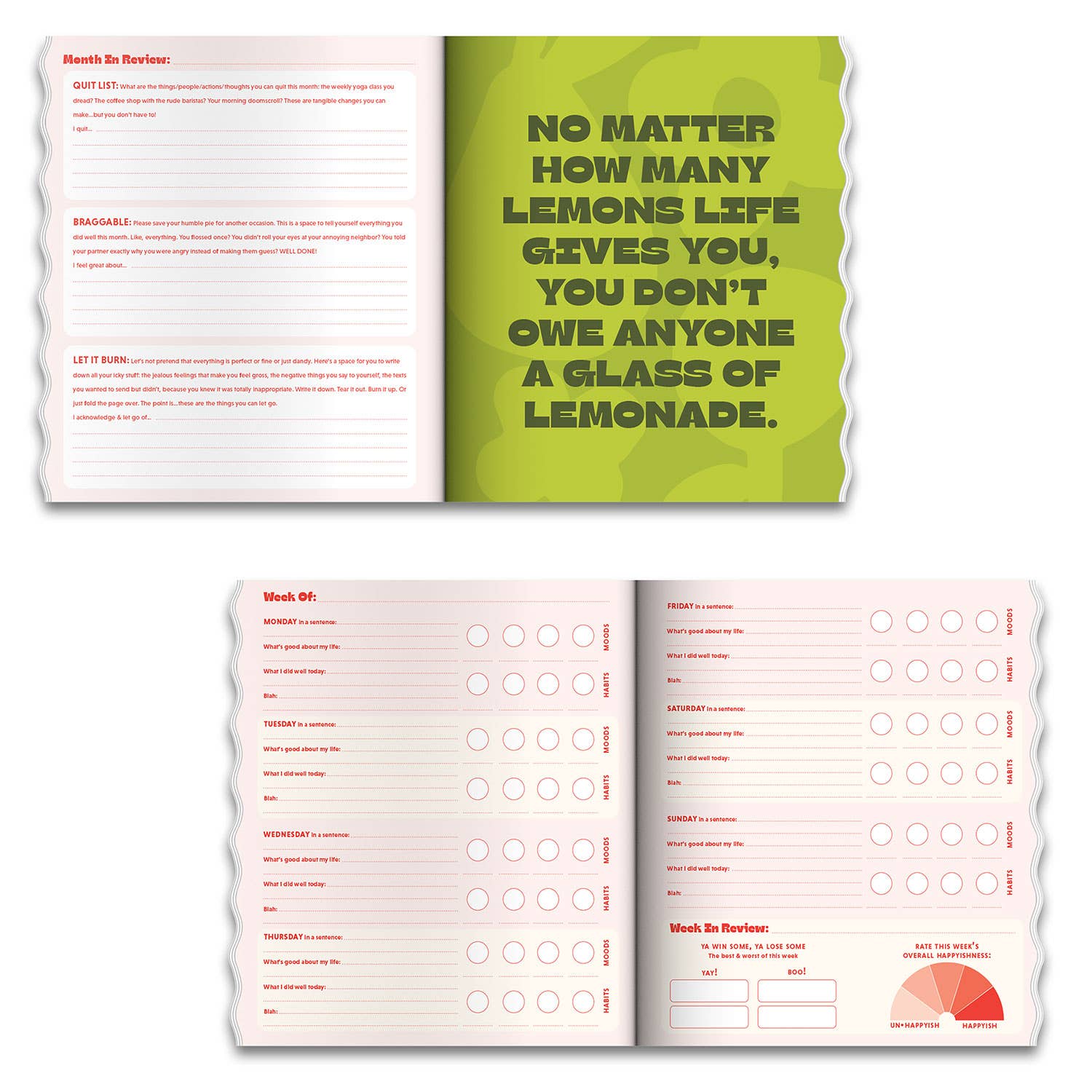 HAPPYISH Self-Care Journal