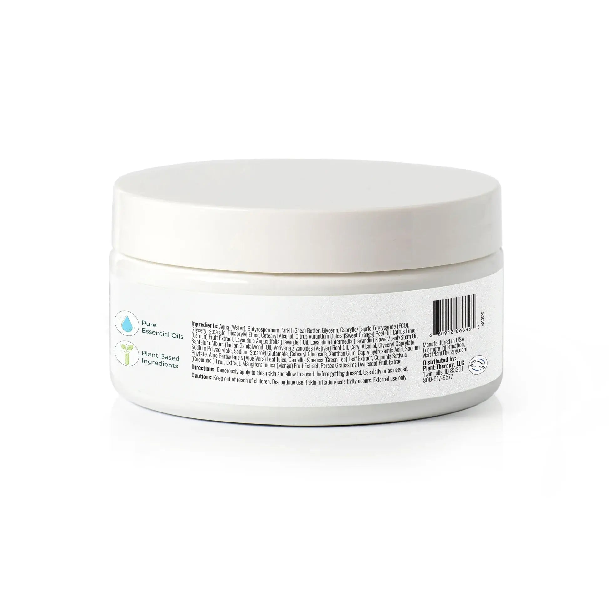 Plant Therapy - Lavender Sandalwood Body Cream 8 oz