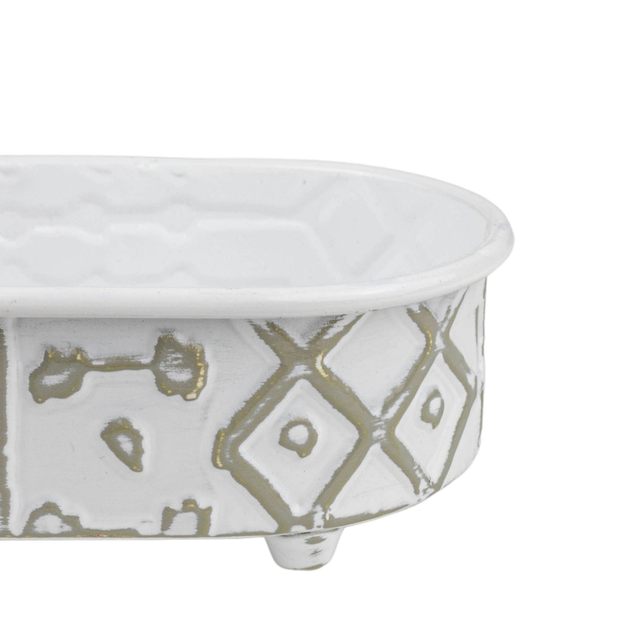 Aaliyah Distressed Metal Soap Dish