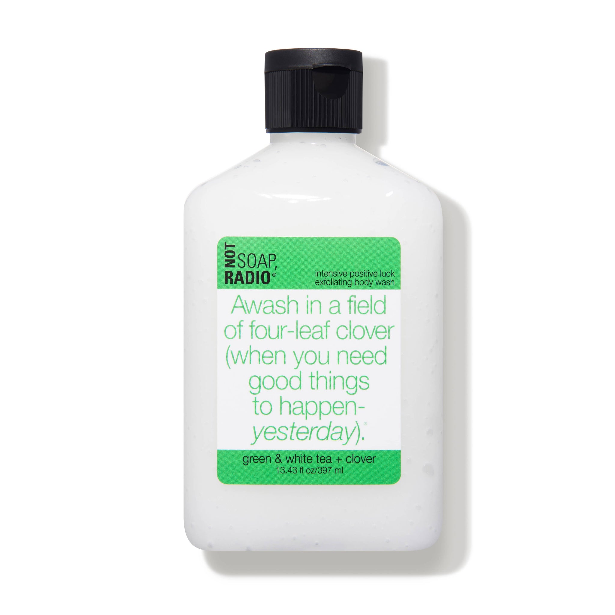 Awash In A Field Of Four- Leaf Clover BODY SCRUB (Green tea & White tea + Clover)