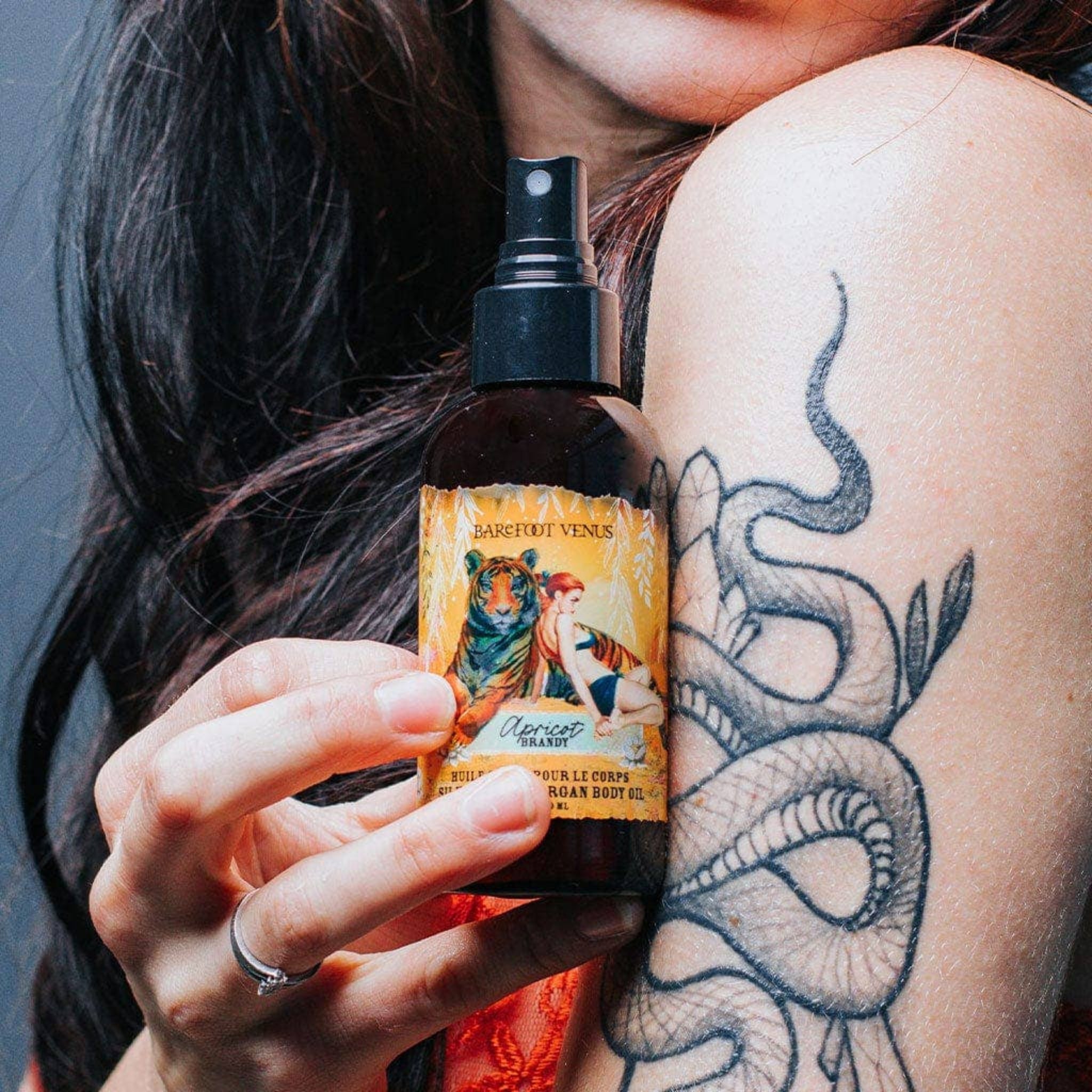 Barefoot Venus APRICOT BRANDY Argan Body Oil