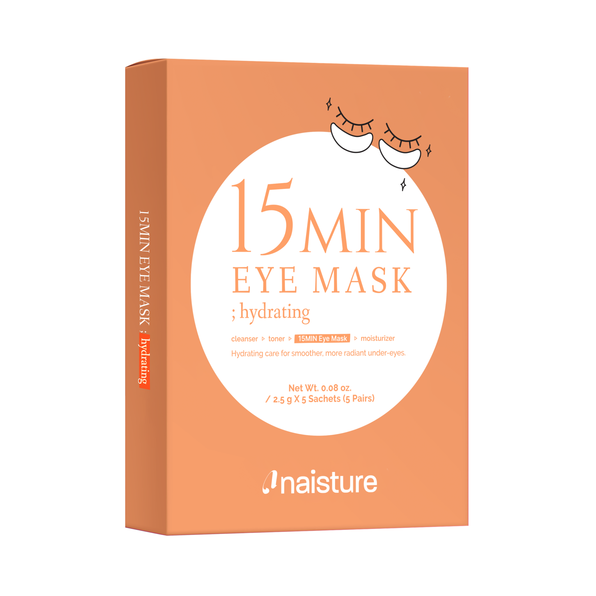 Brightening Hydrogel Eye Masks with Collagen – 5 Pairs