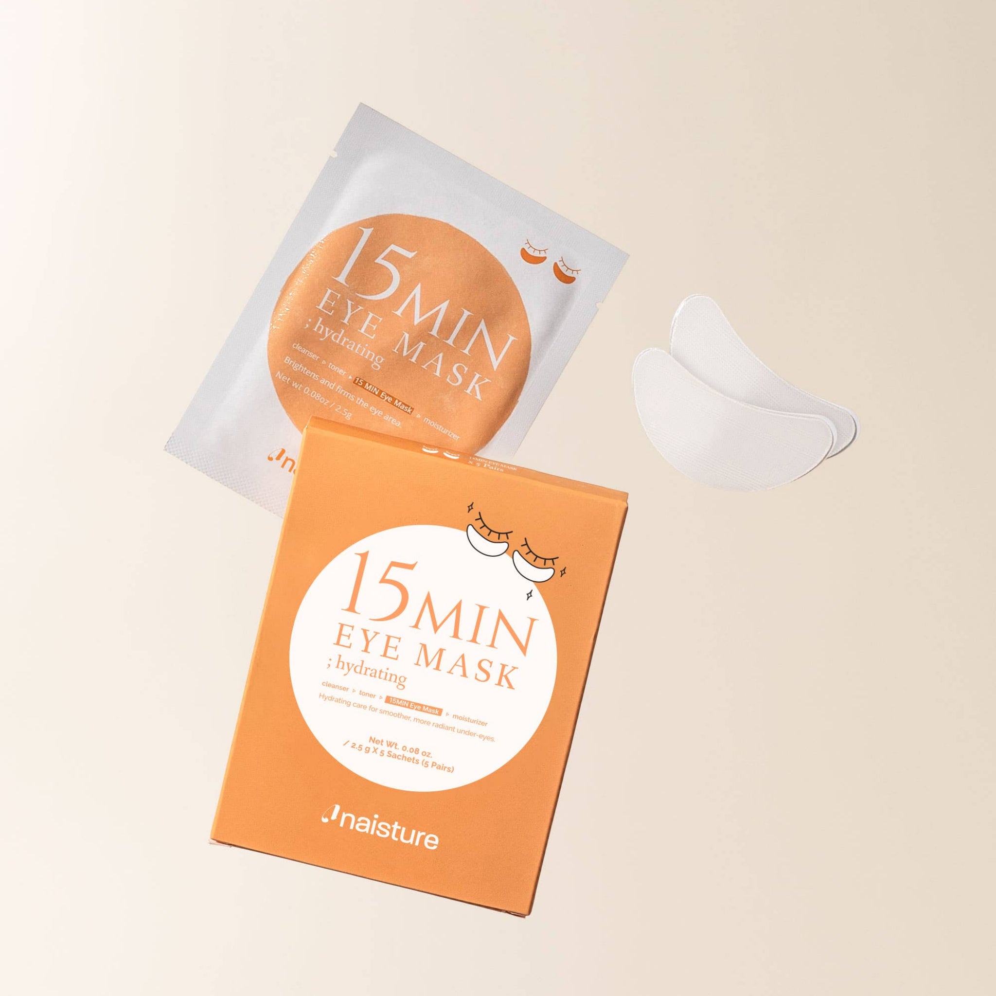 Brightening Hydrogel Eye Masks with Collagen – 5 Pairs