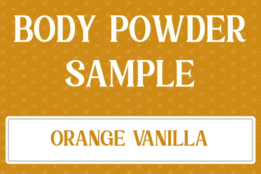 Natural Dusting Powder - ORANGE & VANILLA