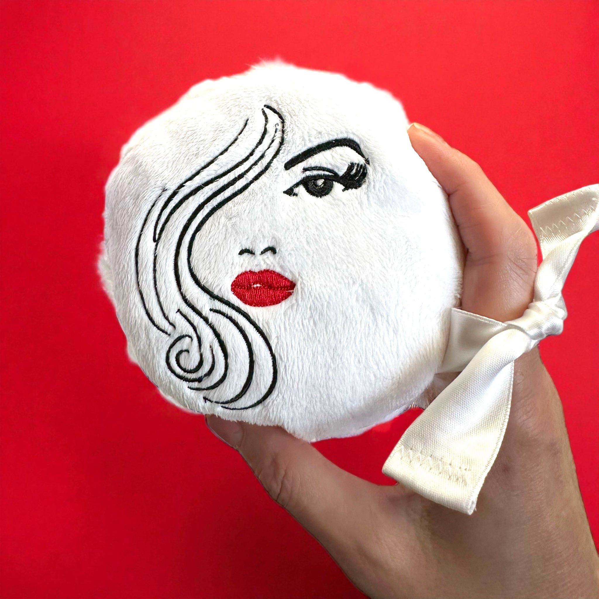 Embroidered Powder Puff