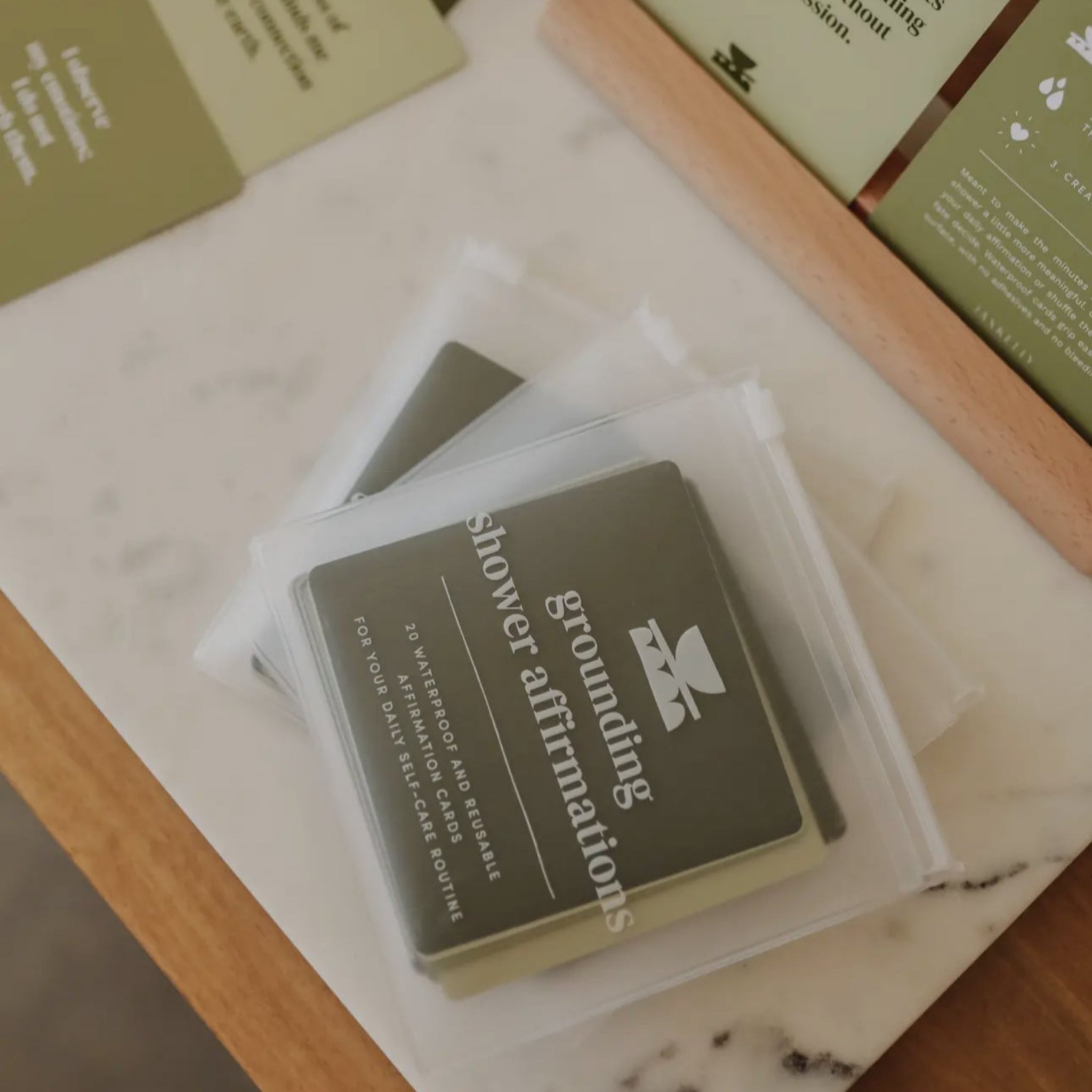 Shower Affirmation™ Cards - GROUNDING