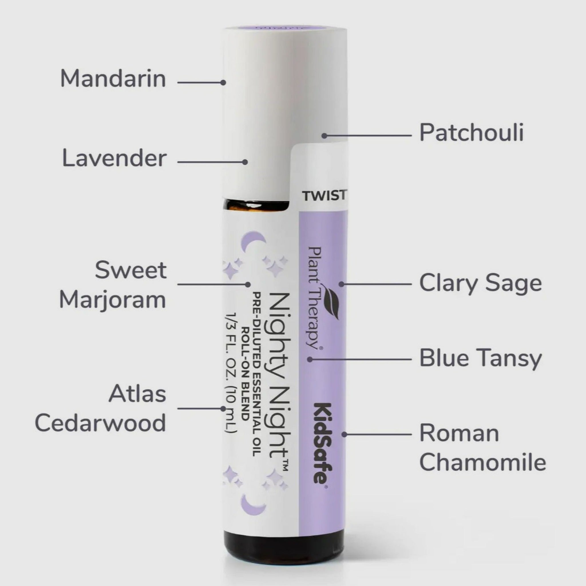 Aromatherapy Essential Oil Roll-on NIGHTY NIGHT KidSafe Plant Therapy