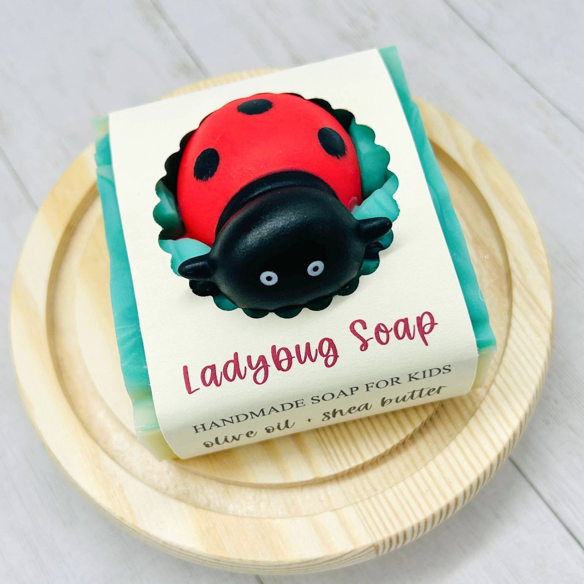 Handmade Soap Bar for Kids - Ladybug