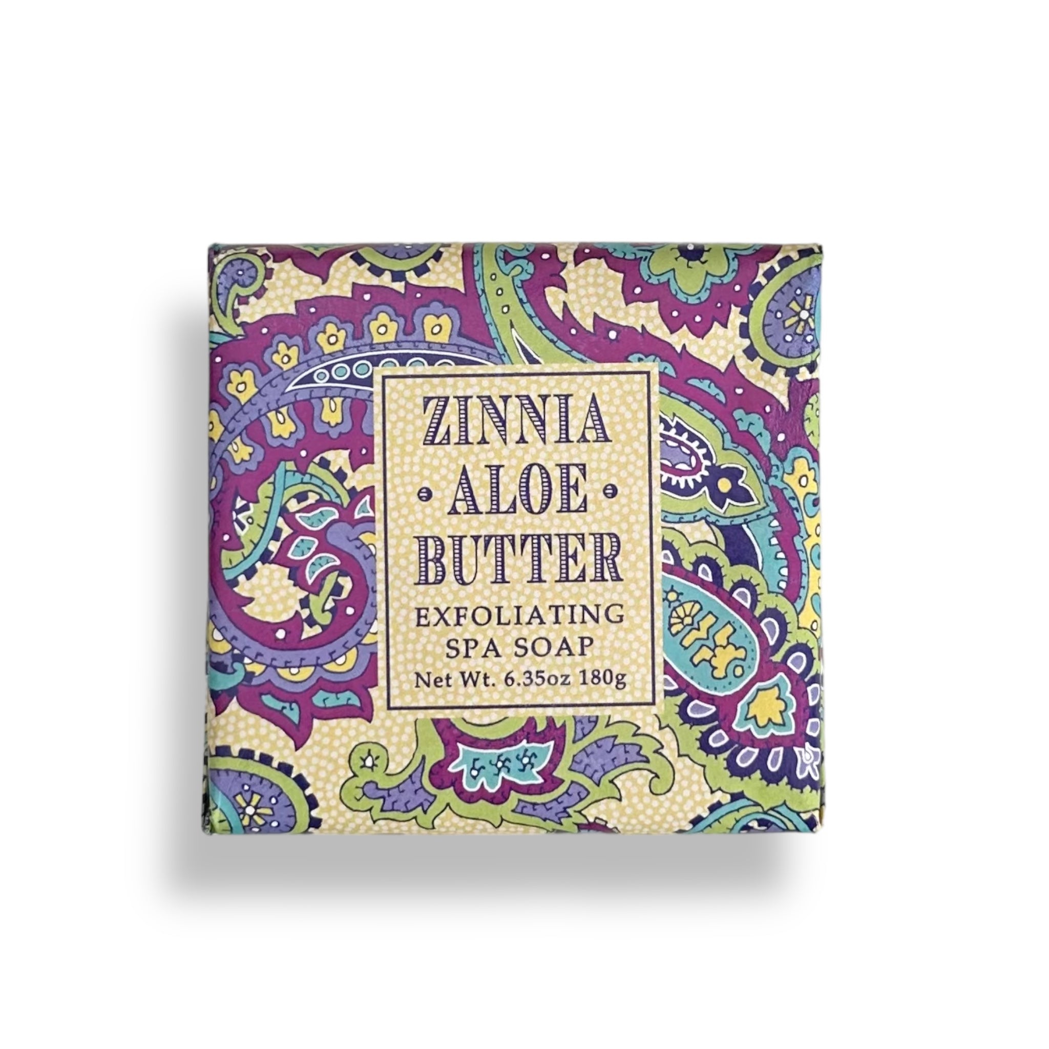 Greenwich Bay Trading Company ZINNIA & Aloe Butter Exfoliating Soap