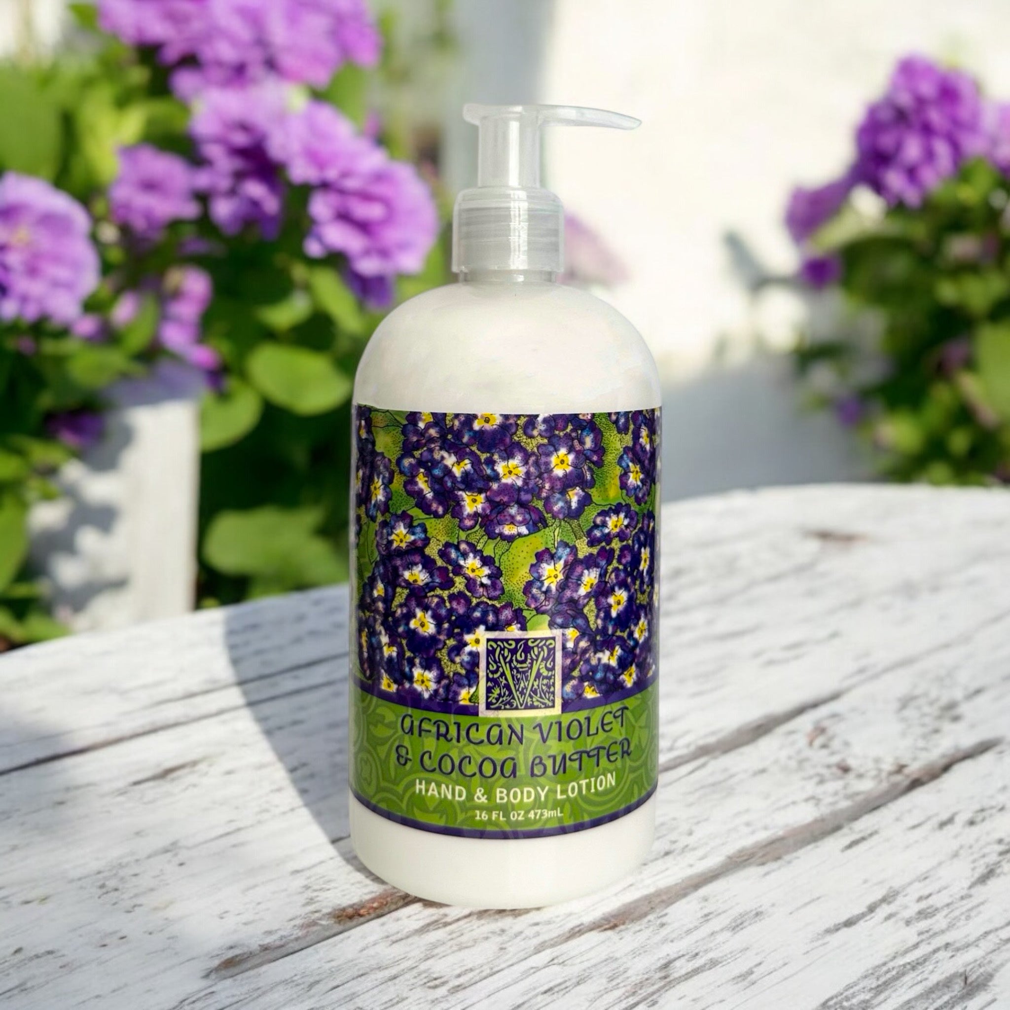 AFRICAN VIOLET Hand and Body Lotion Greenwich Bay Trading Company