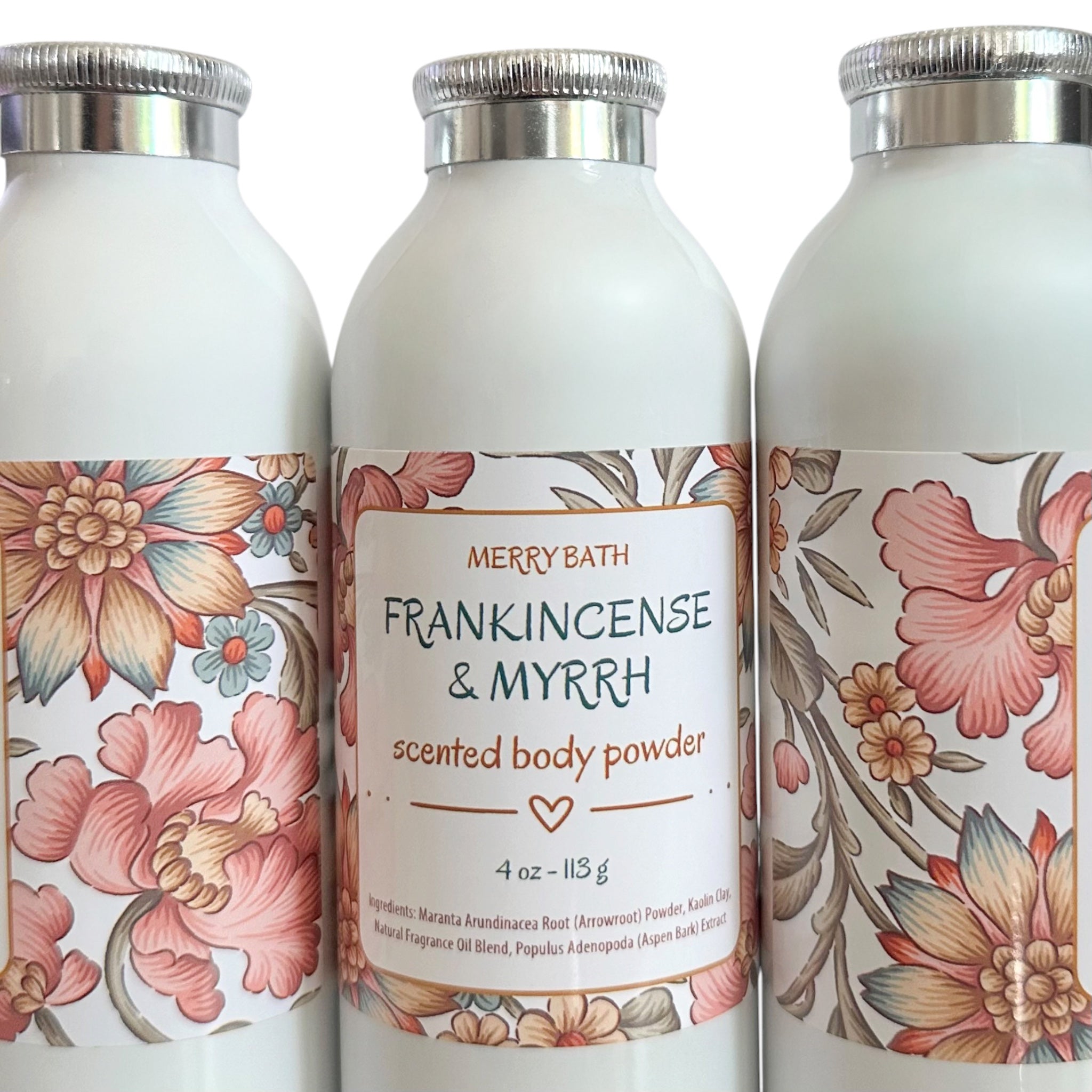 Natural Dusting Powder - FRANKINCENSE & MYRRH