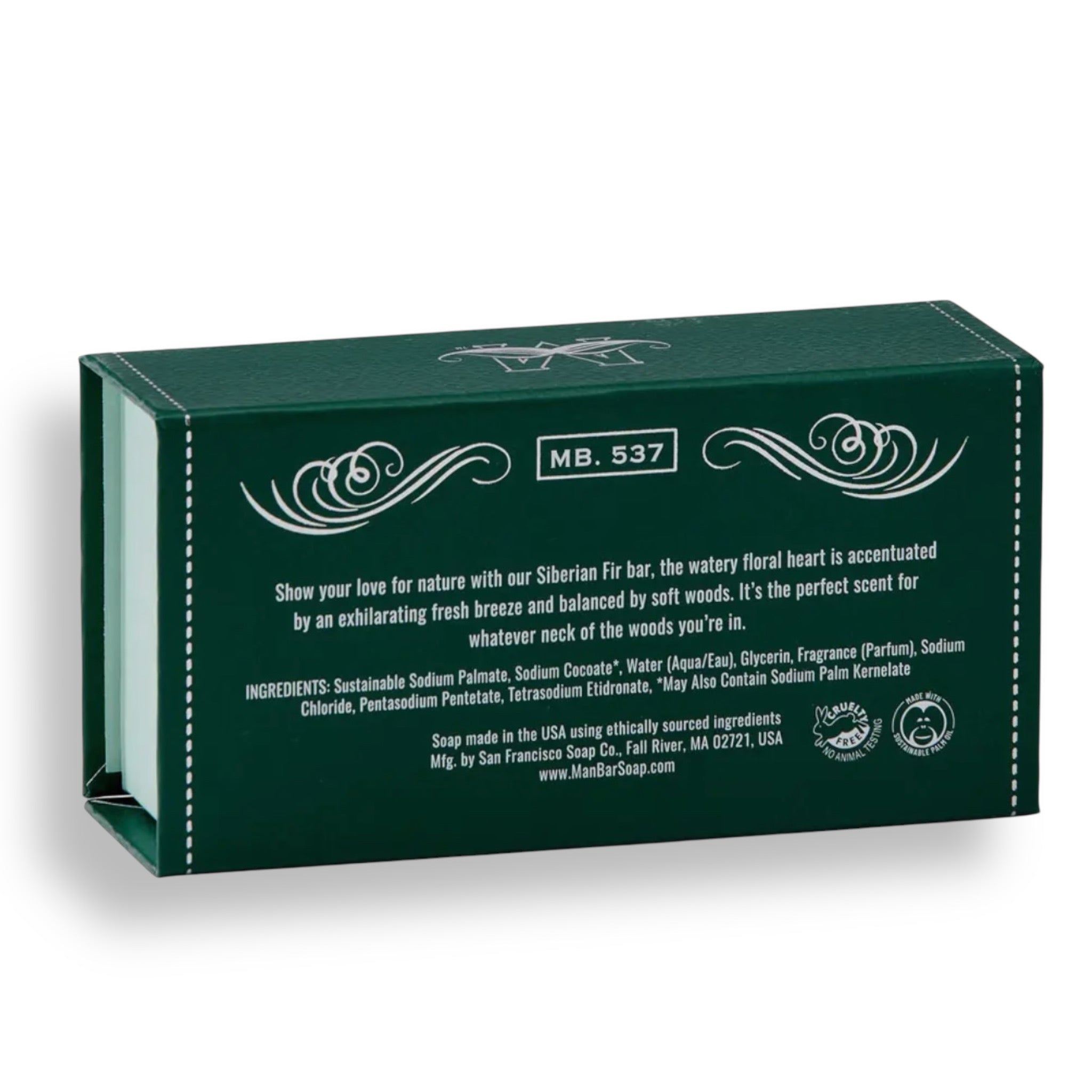 San Francisco Soap Company MAN BAR Soap - Siberian Fir