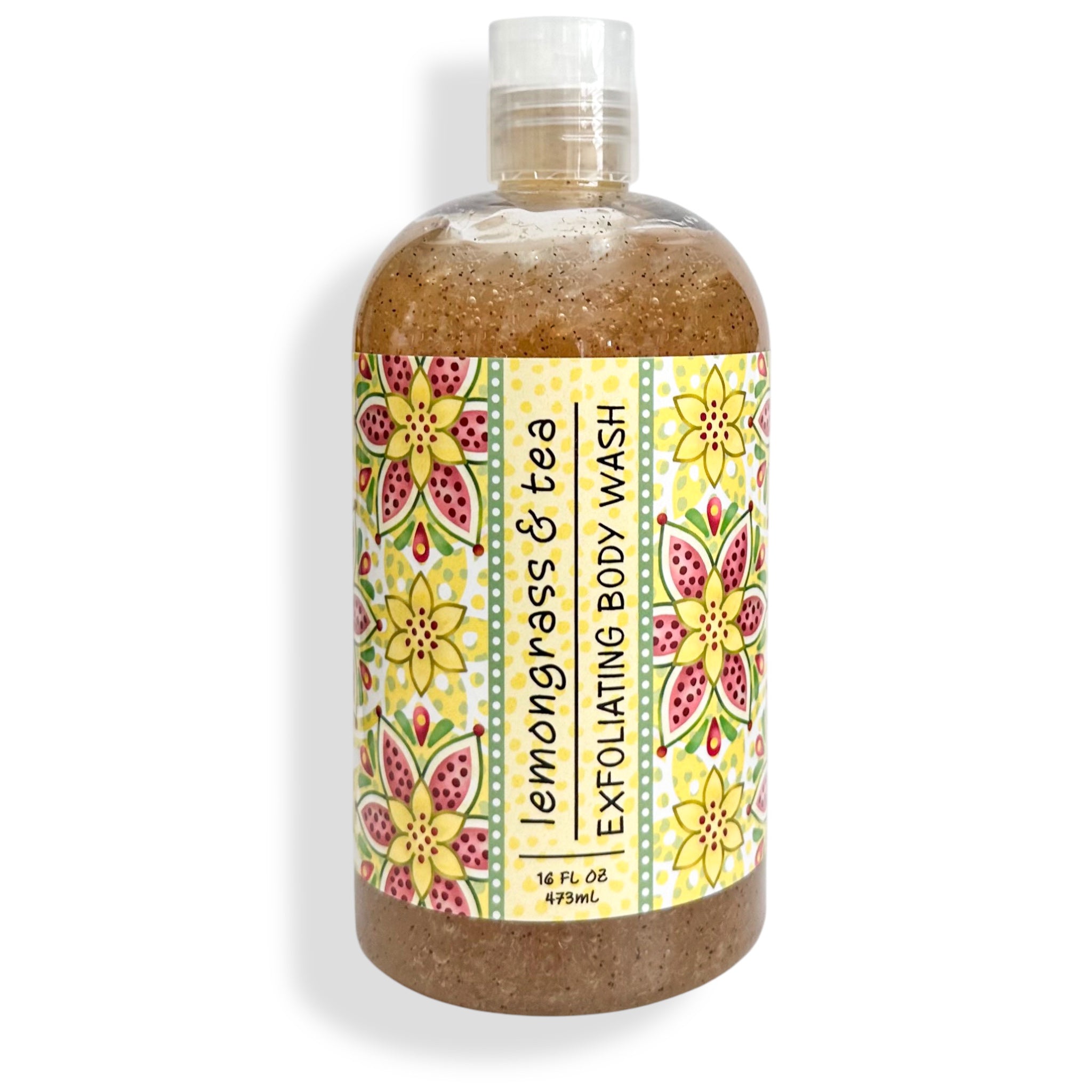 LEMONGRASS & TEA Exfoliating Body Wash - Greenwich Bay Trading Company