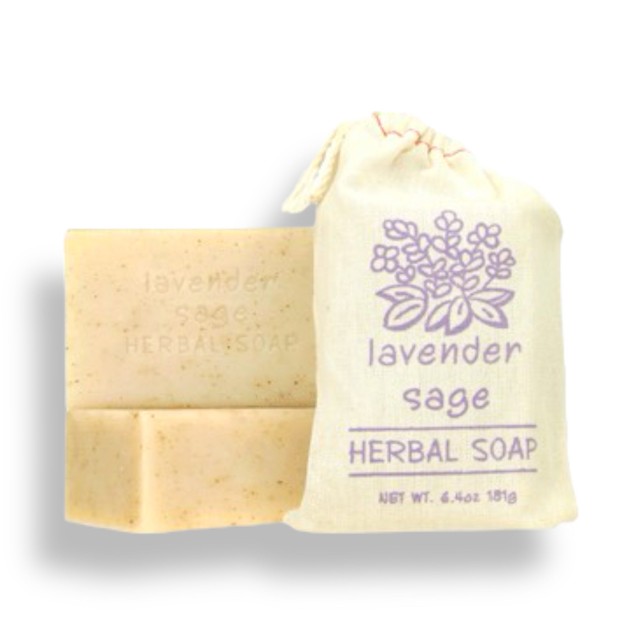 Greenwich Bay Trading Company Lavender Sage Exfoliating Soap - Herbal Collection