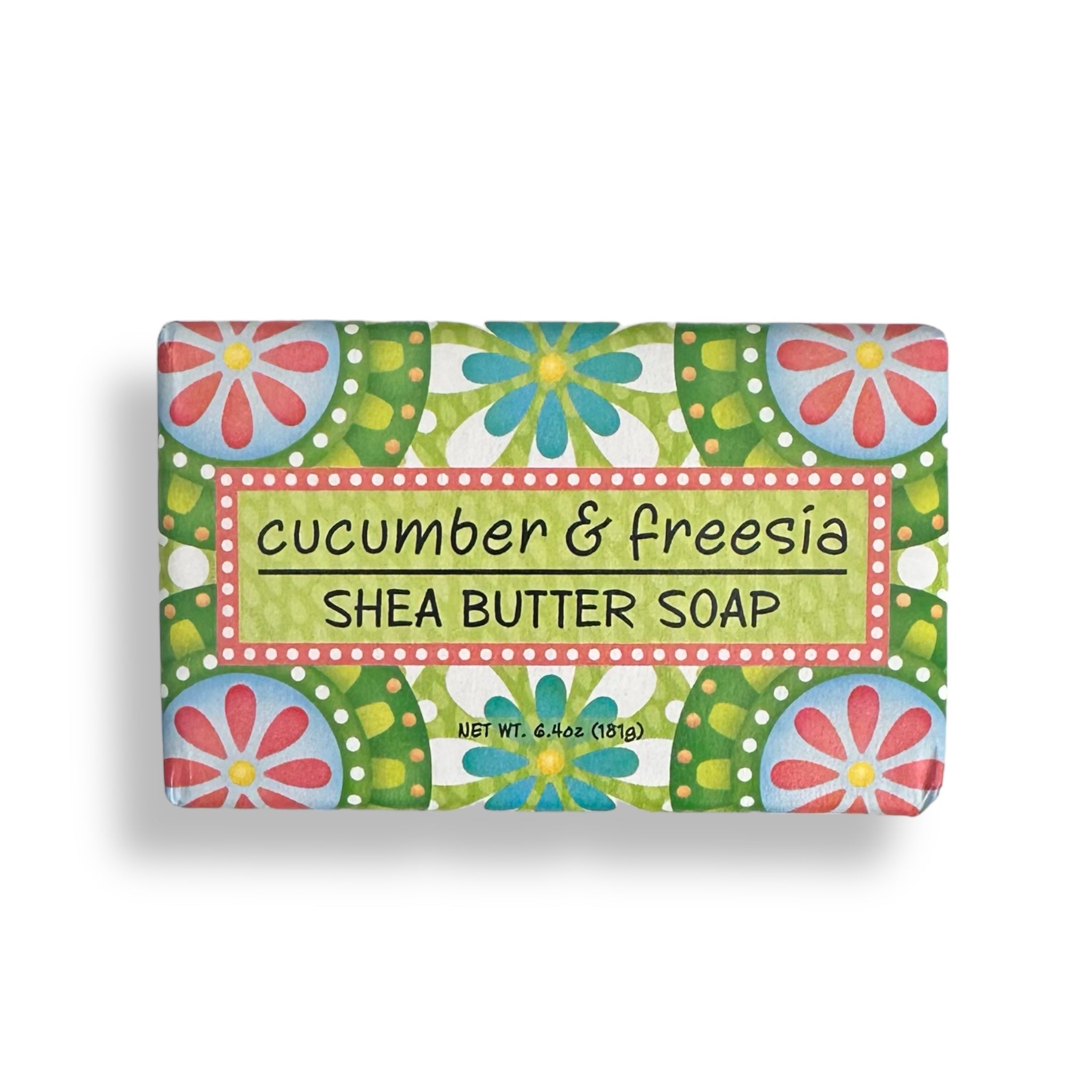 Greenwich Bay Trading Company CUCUMBER & FREESIA Exfoliating Soap