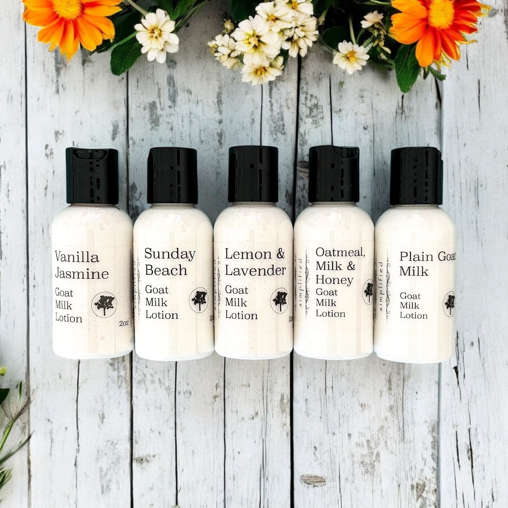 Goat Milk LOTION - Travel Size 2 oz  Simplified Soap