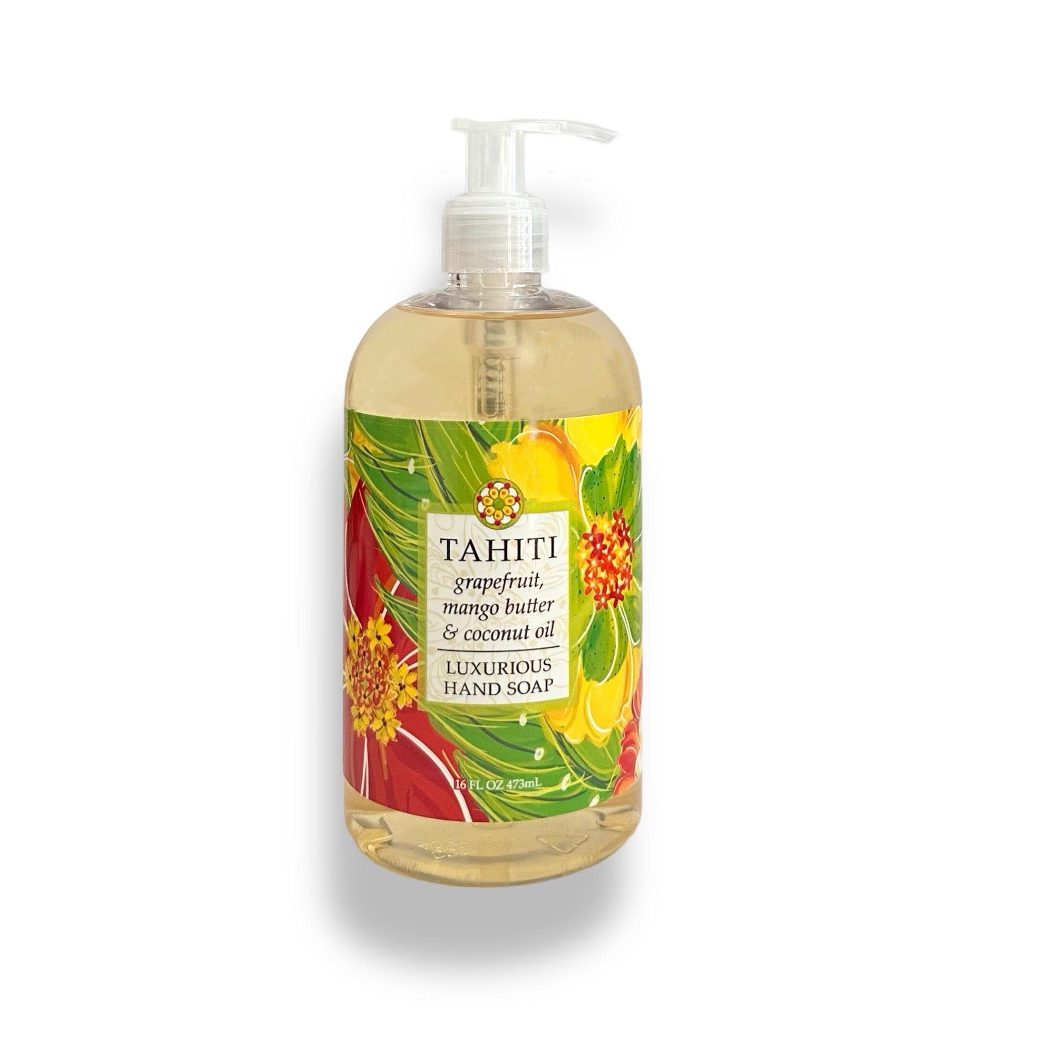 TAHITI Grapefruit + Mango Butter + Coconut Oil HAND SOAP Greenwich Bay  Trading Company