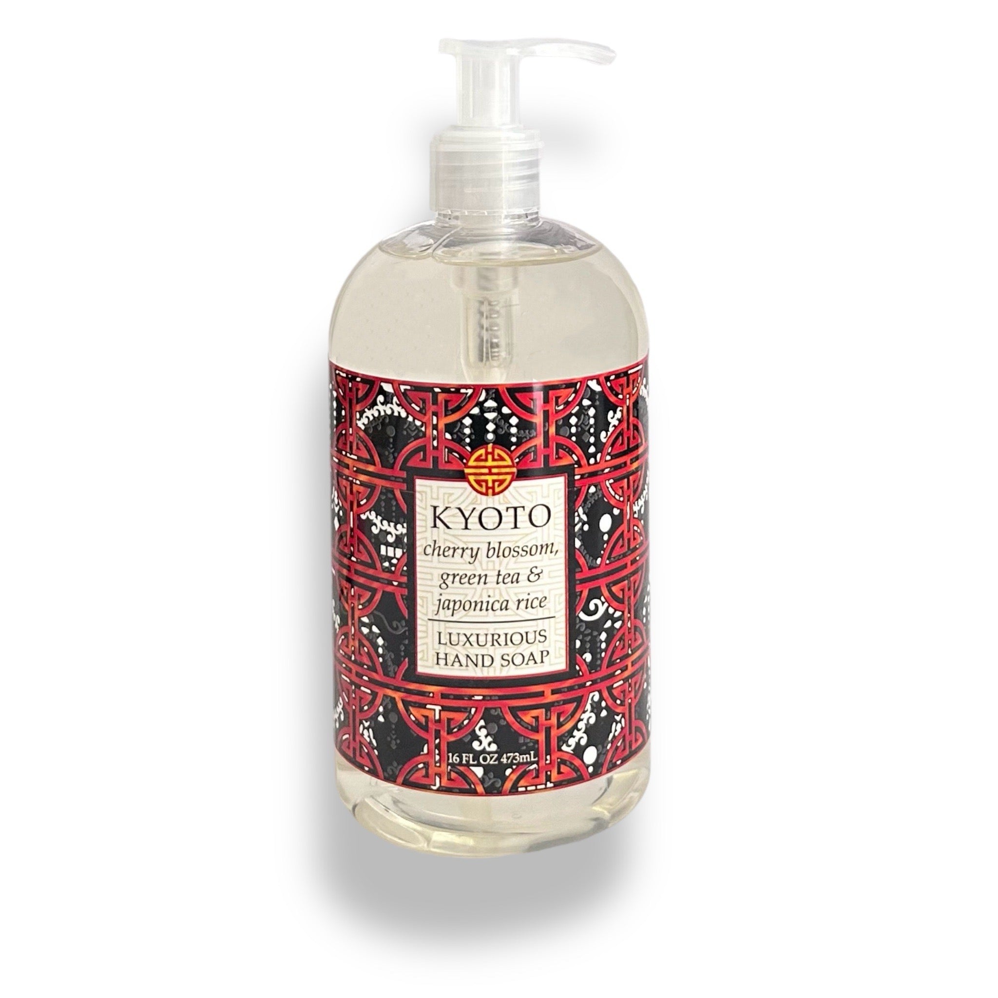 KYOTO Cherry Blossom + Green Tea +Japonica Rice HAND SOAP Greenwich Bay Trading Company