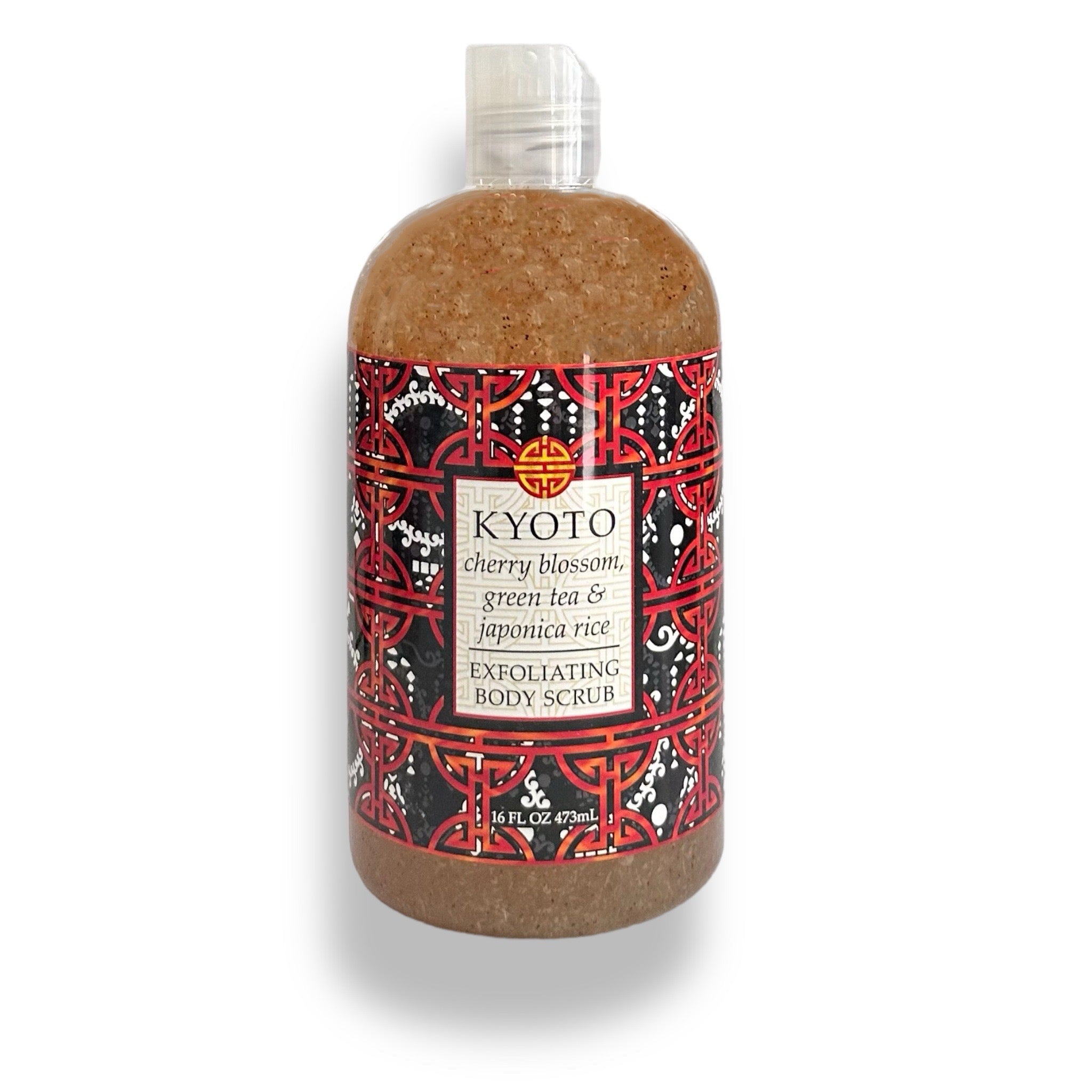 KYOTO Cherry Blossom + Green Tea +Japonica Rice Exfoliating Body Wash Greenwich Bay Trading Company