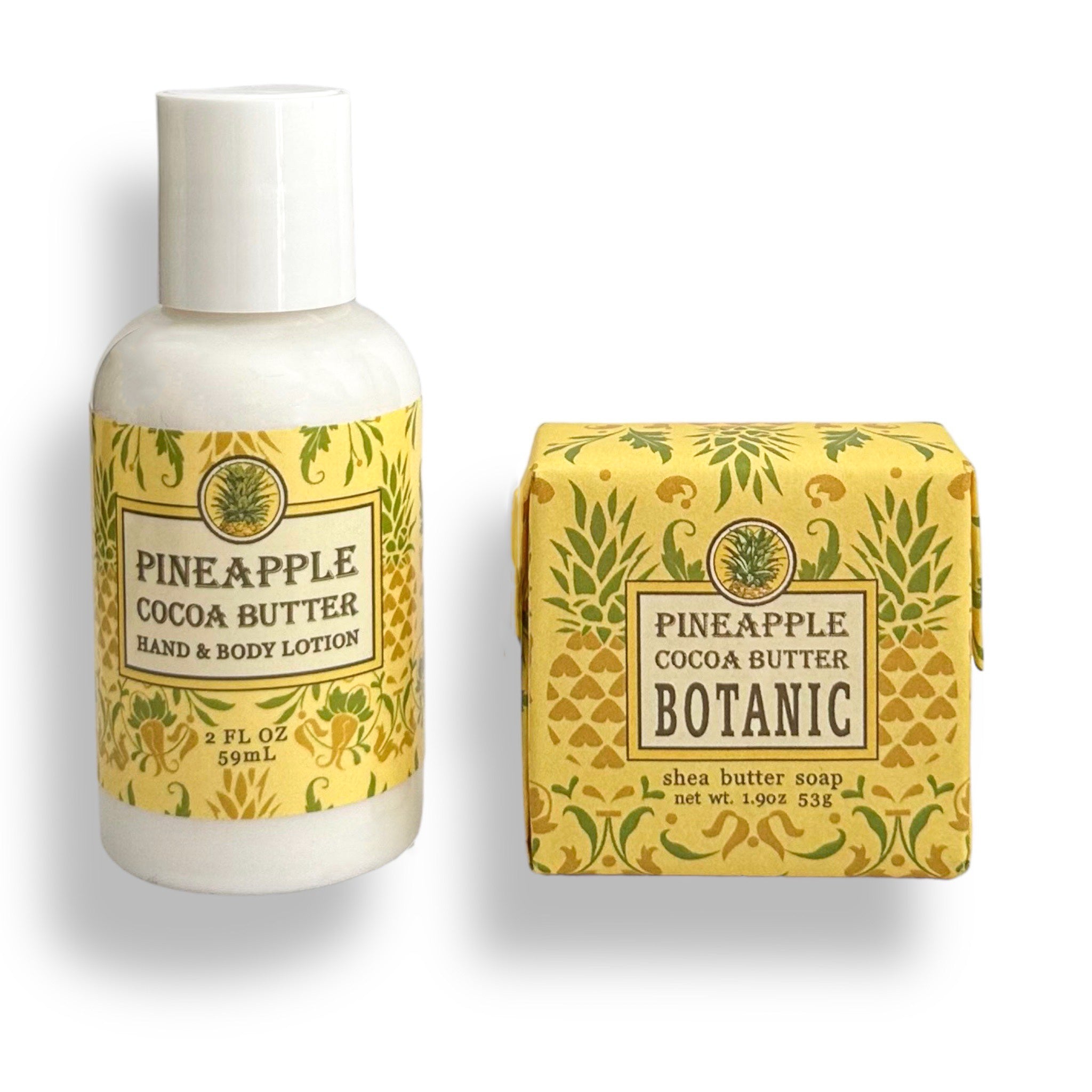Greenwich Bay - Travel LOTION & SOAP Set Pineapple Cocoa Butter