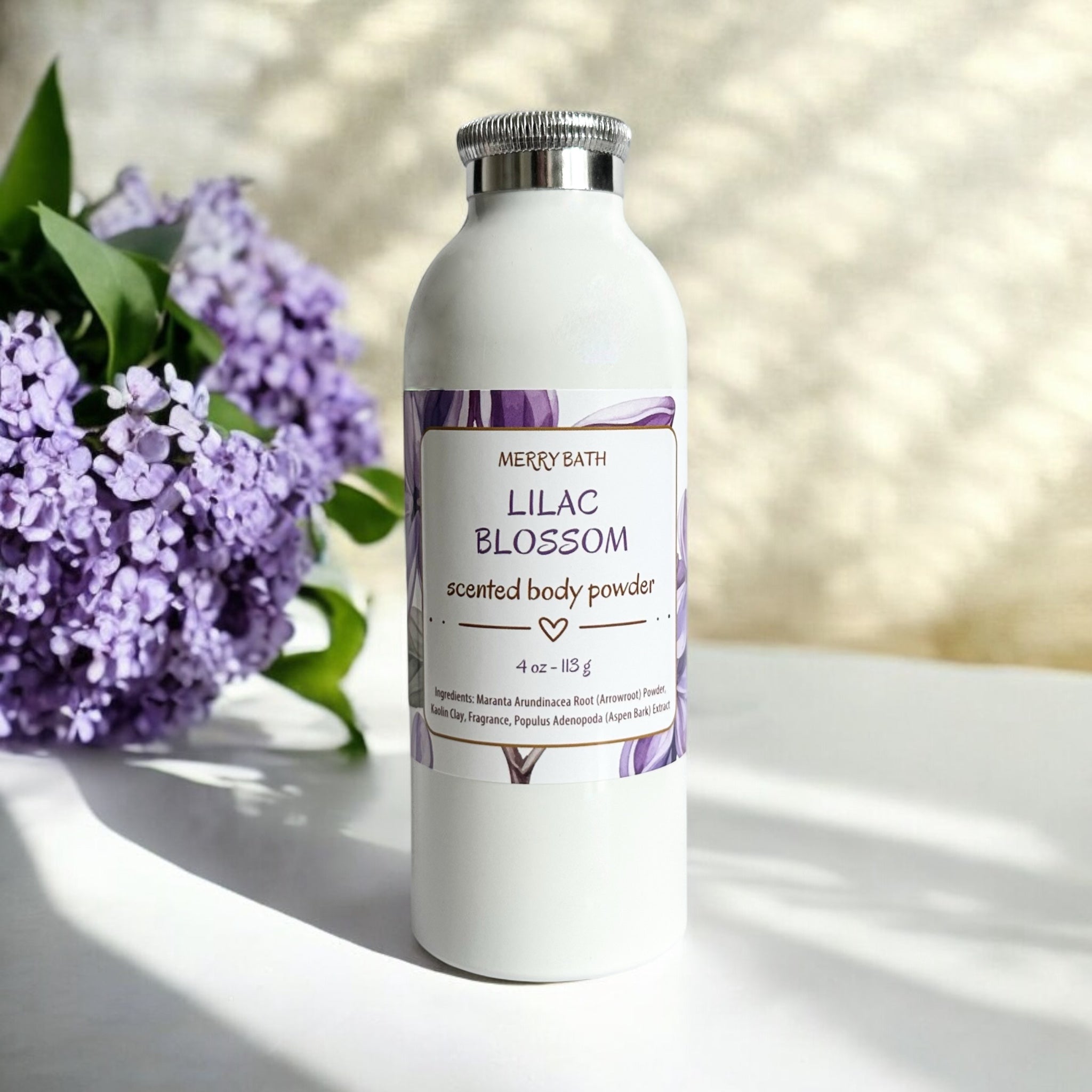 Natural Dusting Powder - LILAC BLOSSOM