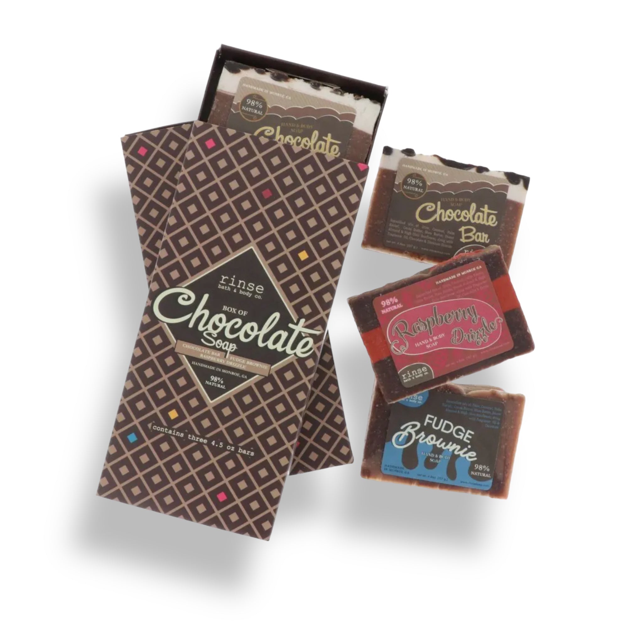 Rinse Box of Chocolate SOAP Set