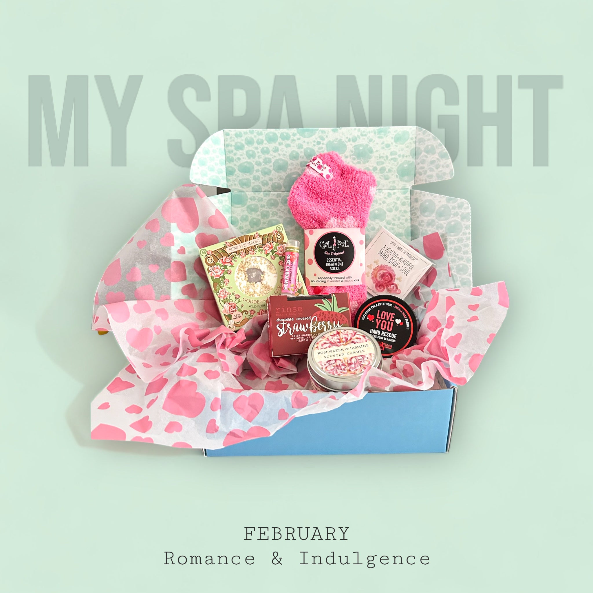 My Spa Night Box - Romance & Indulgence
