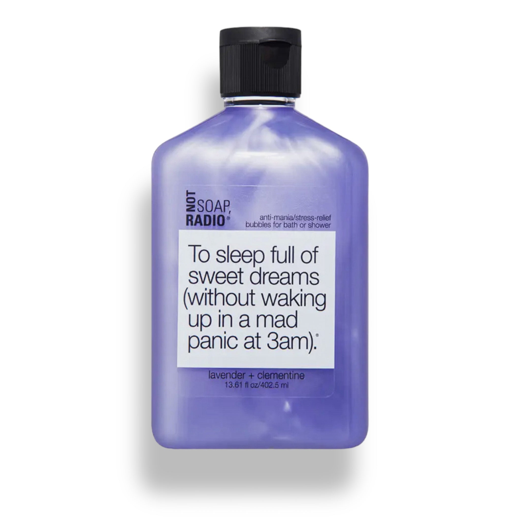 To Sleep Full Of Sweet Dreams BATH & SHOWER GEL (Lavender + Clementine) Not Soap, Radio