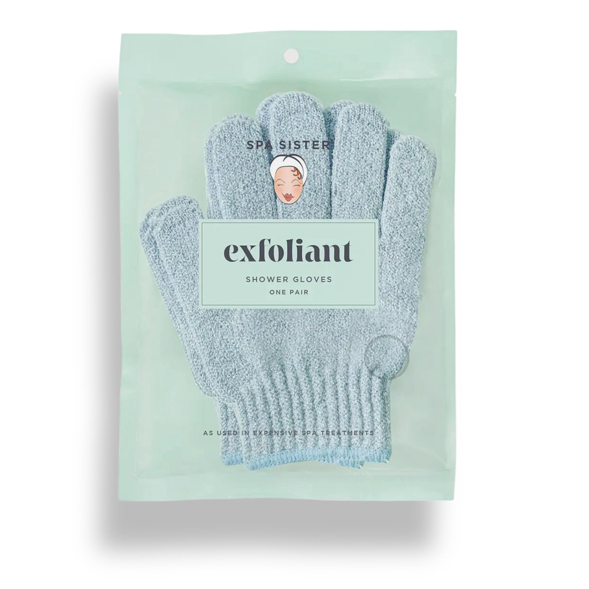 Spa Sister Exfoliating Bath Gloves