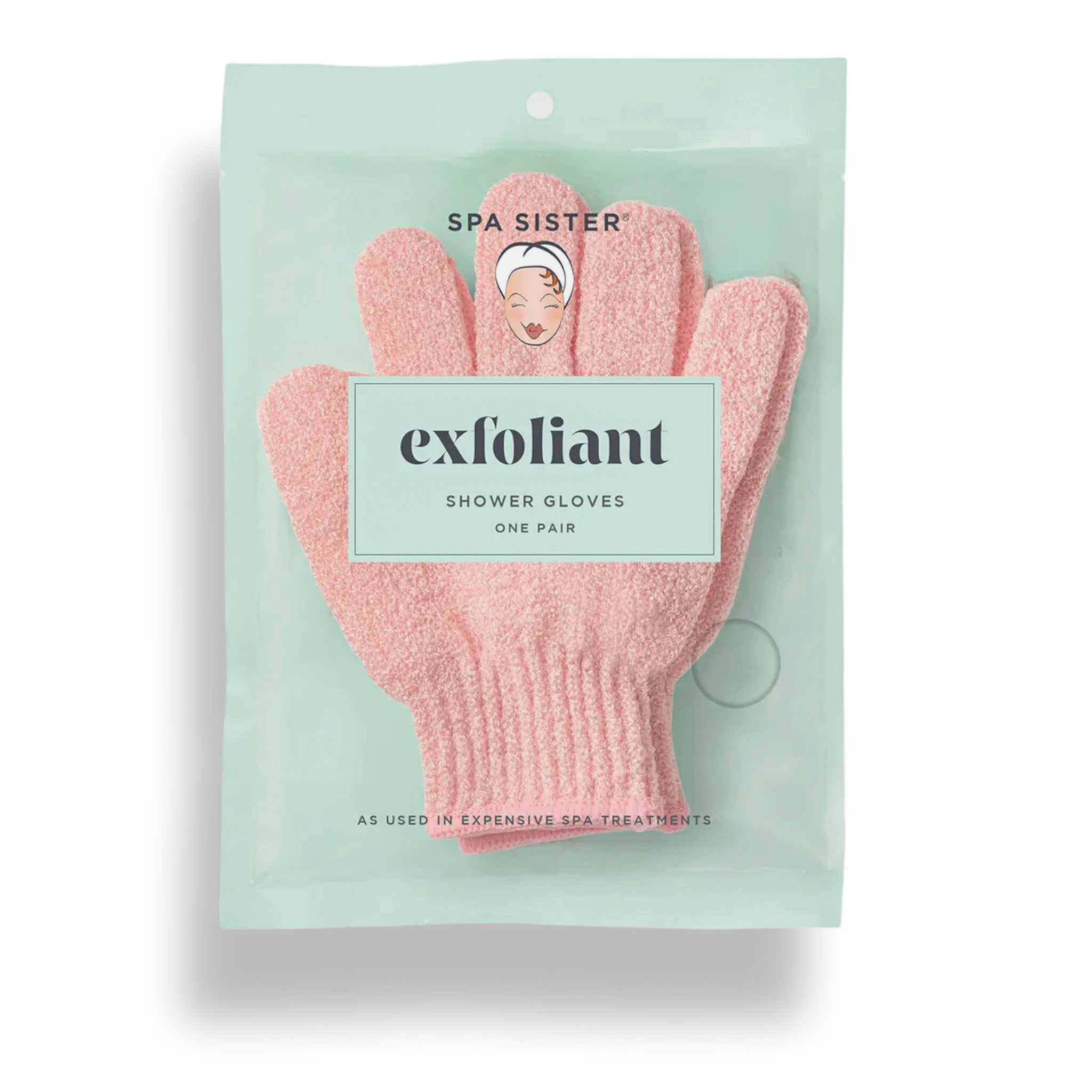 Spa Sister Exfoliating Bath Gloves