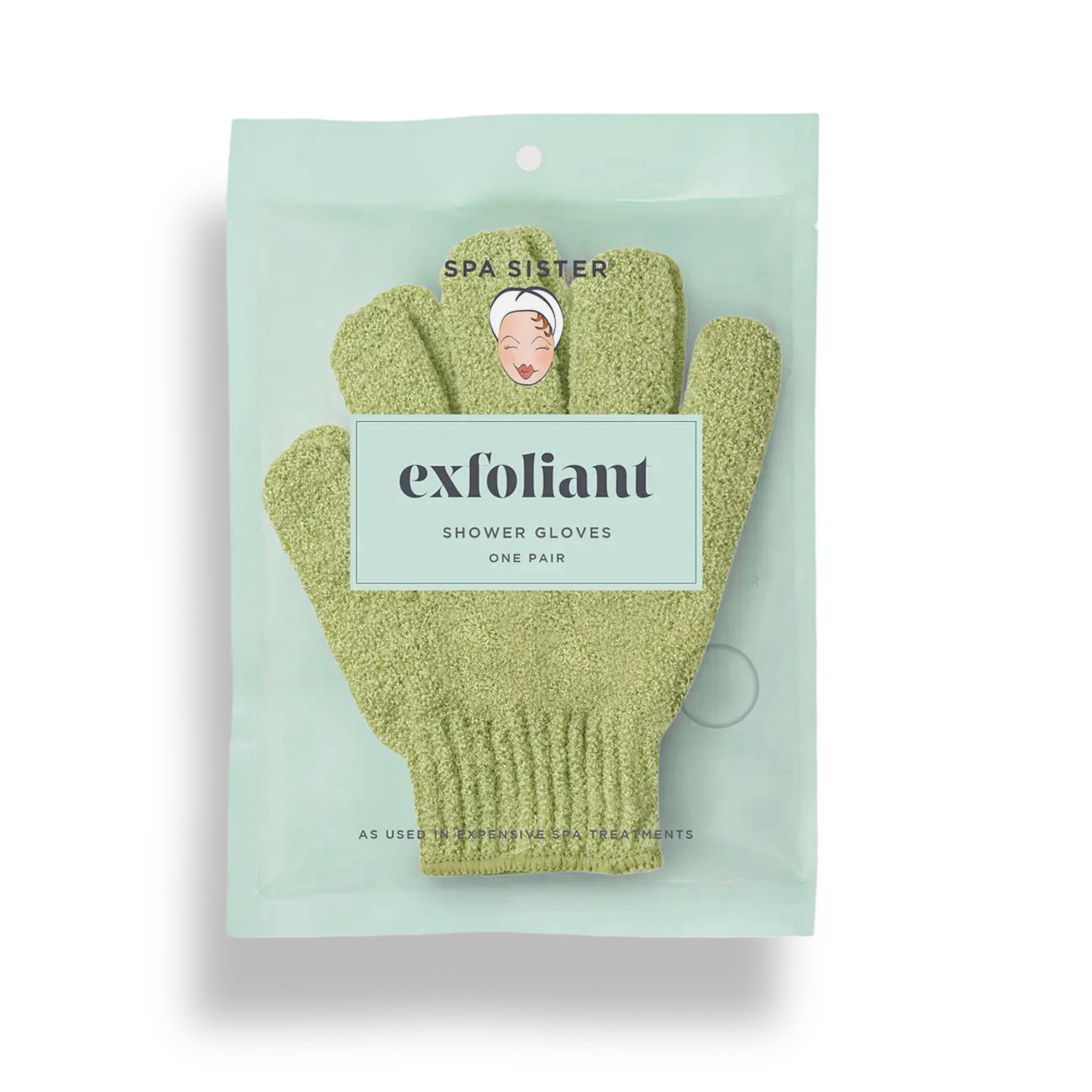 Spa Sister Exfoliating Bath Gloves