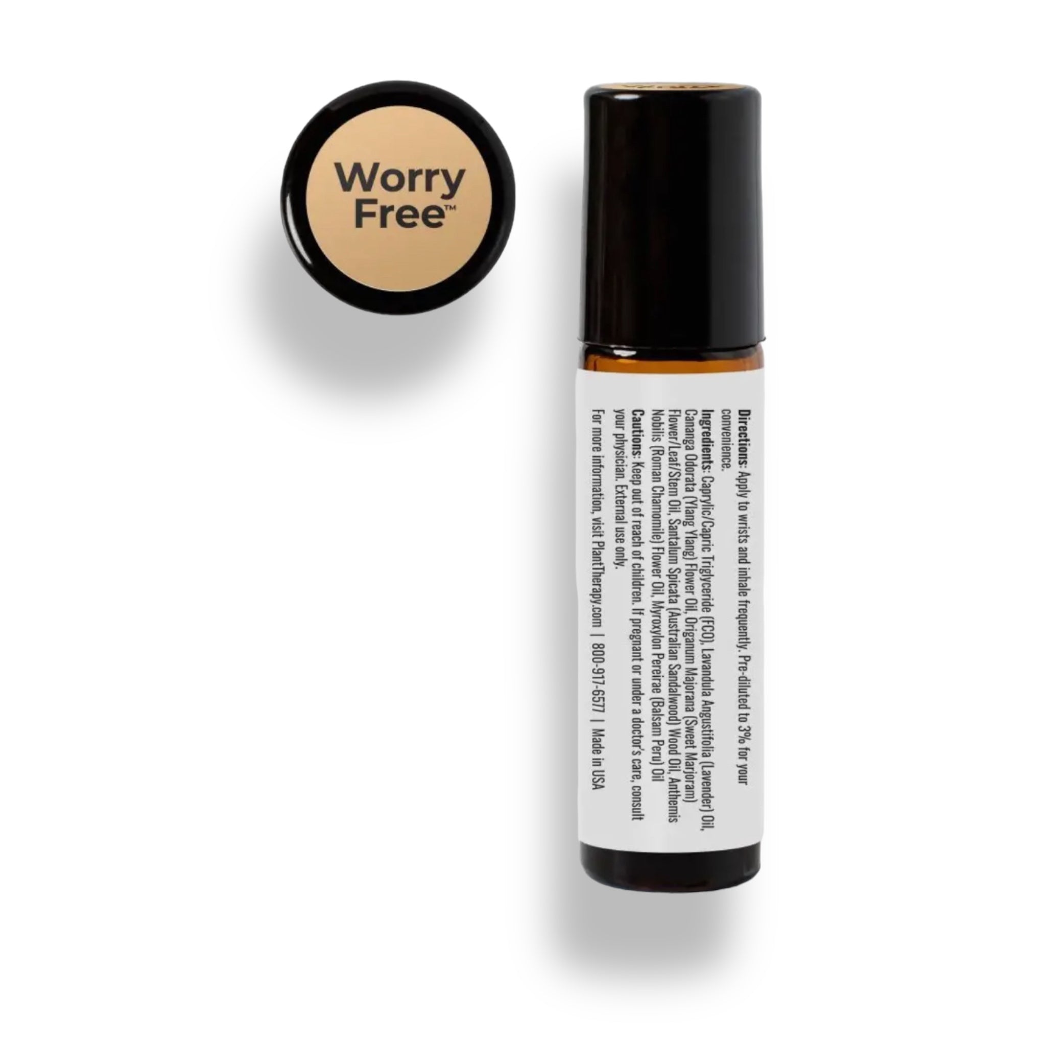 Aromatherapy Essential Oil Roll-on WORRY FREE Synergy