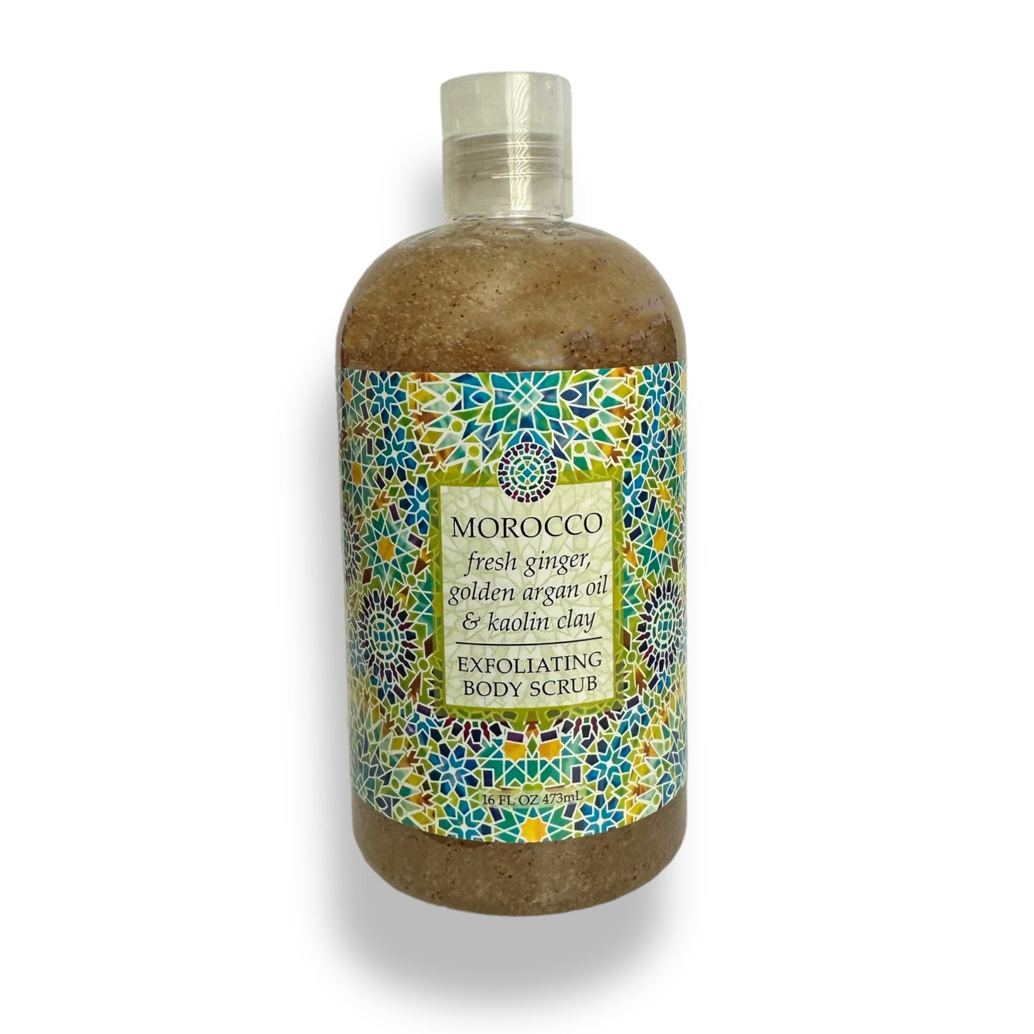 MOROCCO Ginger + Argan Oil + Kaolin Clay Exfoliating BODY WASH Greenwich Bay Trading Company