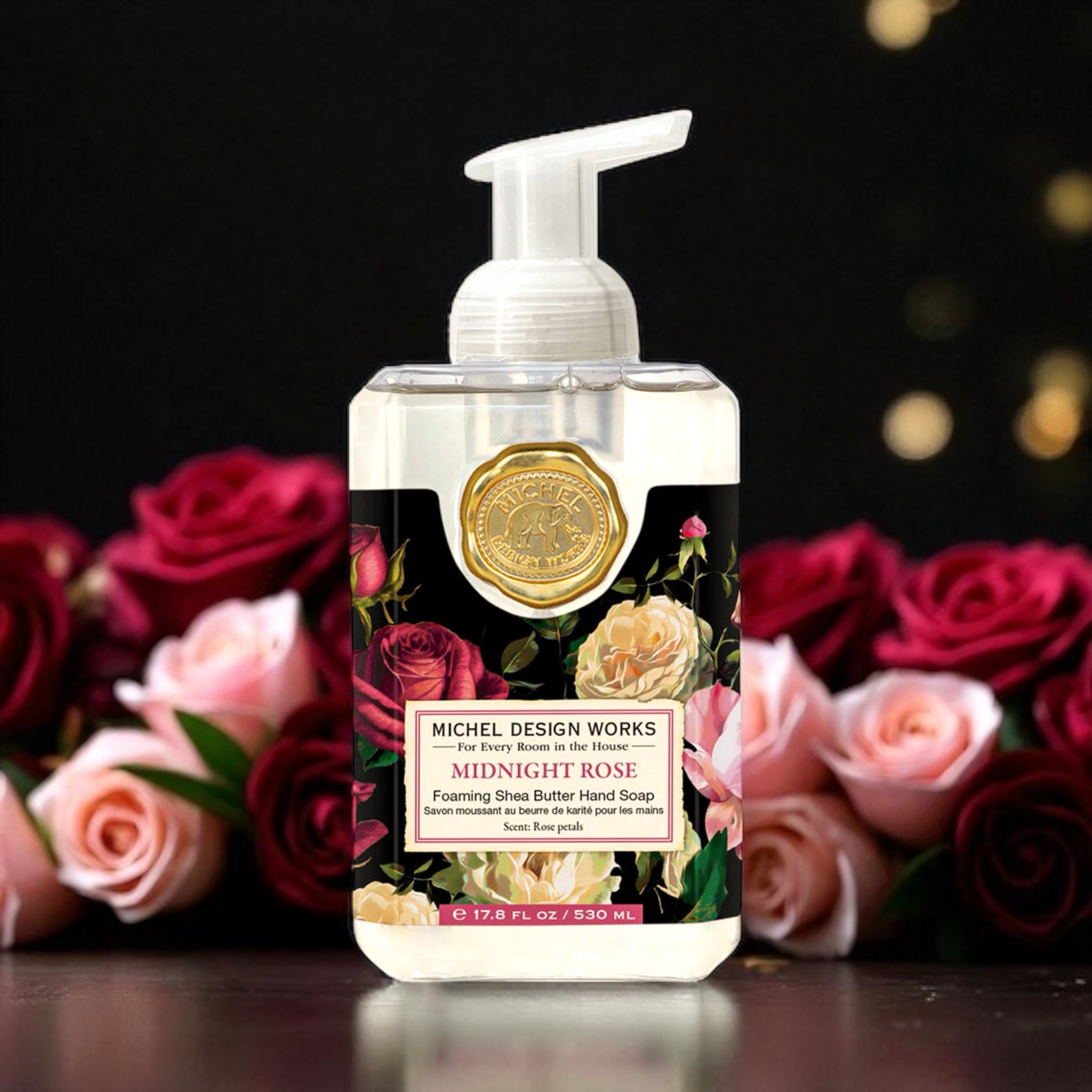 Michel Design Works MIDNIGHT ROSE Foaming Hand Soap 17.8 fl oz