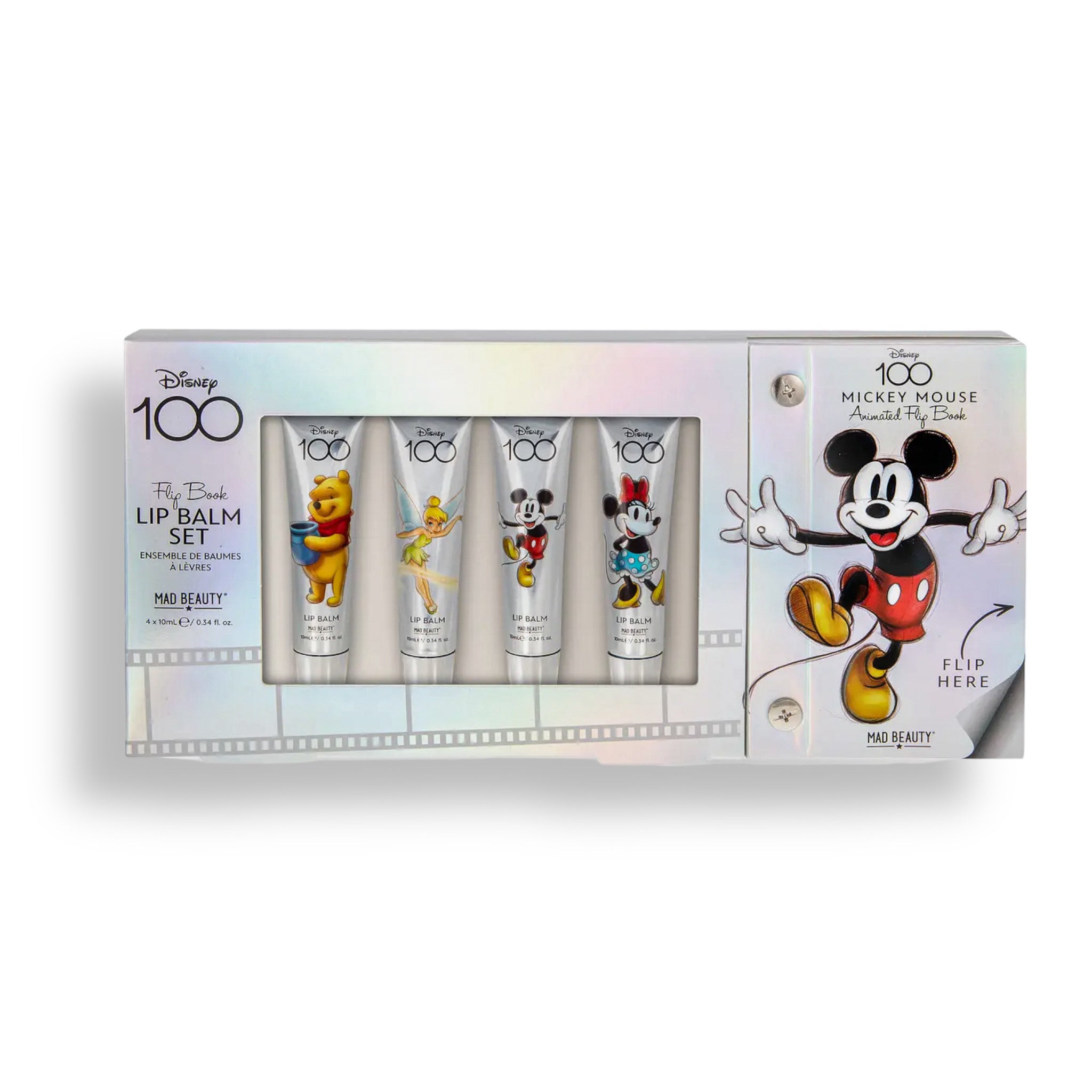 Disney 100 Lip Balm Set With Flip Book - Mad Beauty