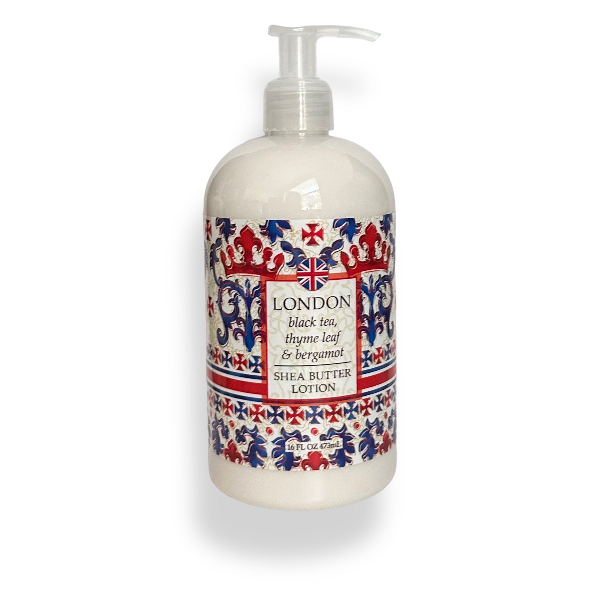 LONDON Black Tea + Thyme + Bergamot LOTION Greenwich Bay Trading Company