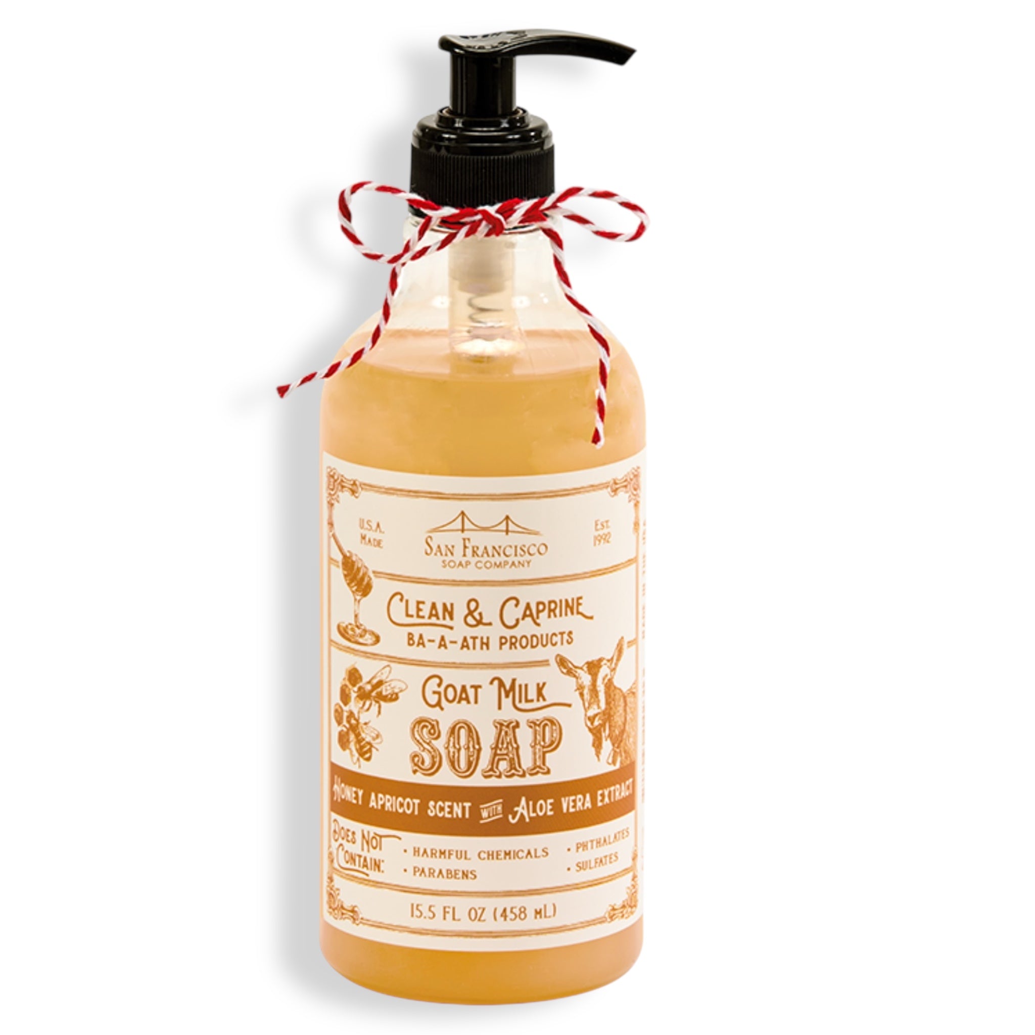 Goat Milk Liquid Soap - HONEY APRICOT