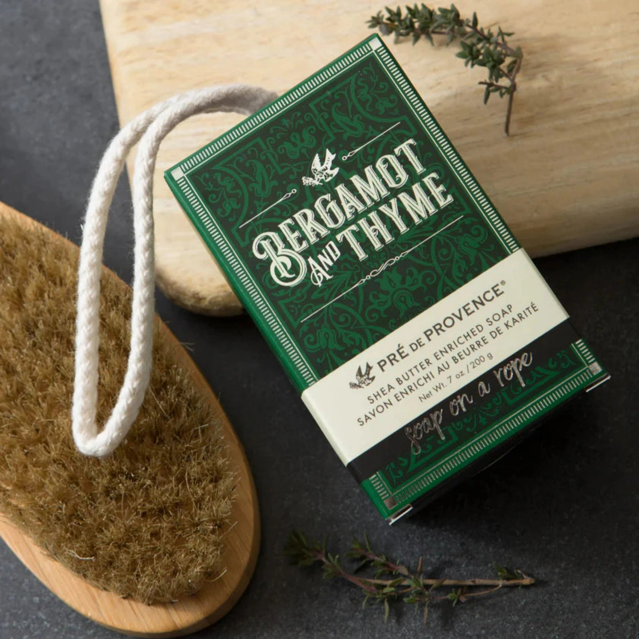 SOAP On a Rope - Bergamot & Thyme - Pre de Provence