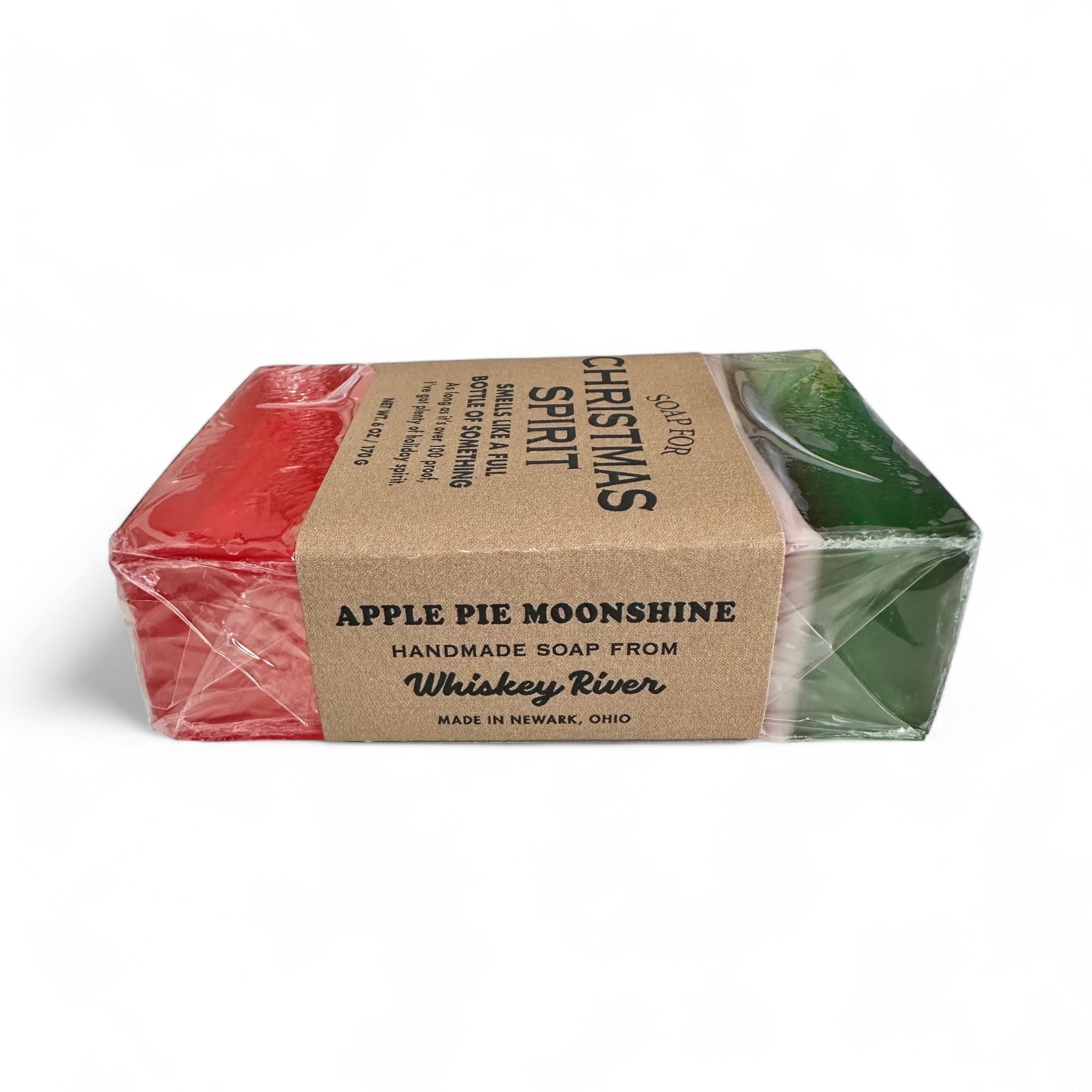 Funny Holiday Soap - CHRISTMAS SPIRIT (Apple Pie Moonshine)