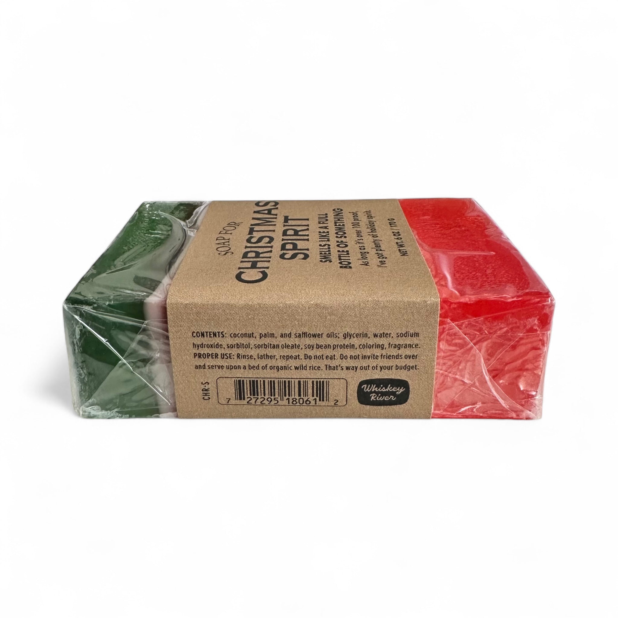 Funny Holiday Soap - CHRISTMAS SPIRIT (Apple Pie Moonshine)