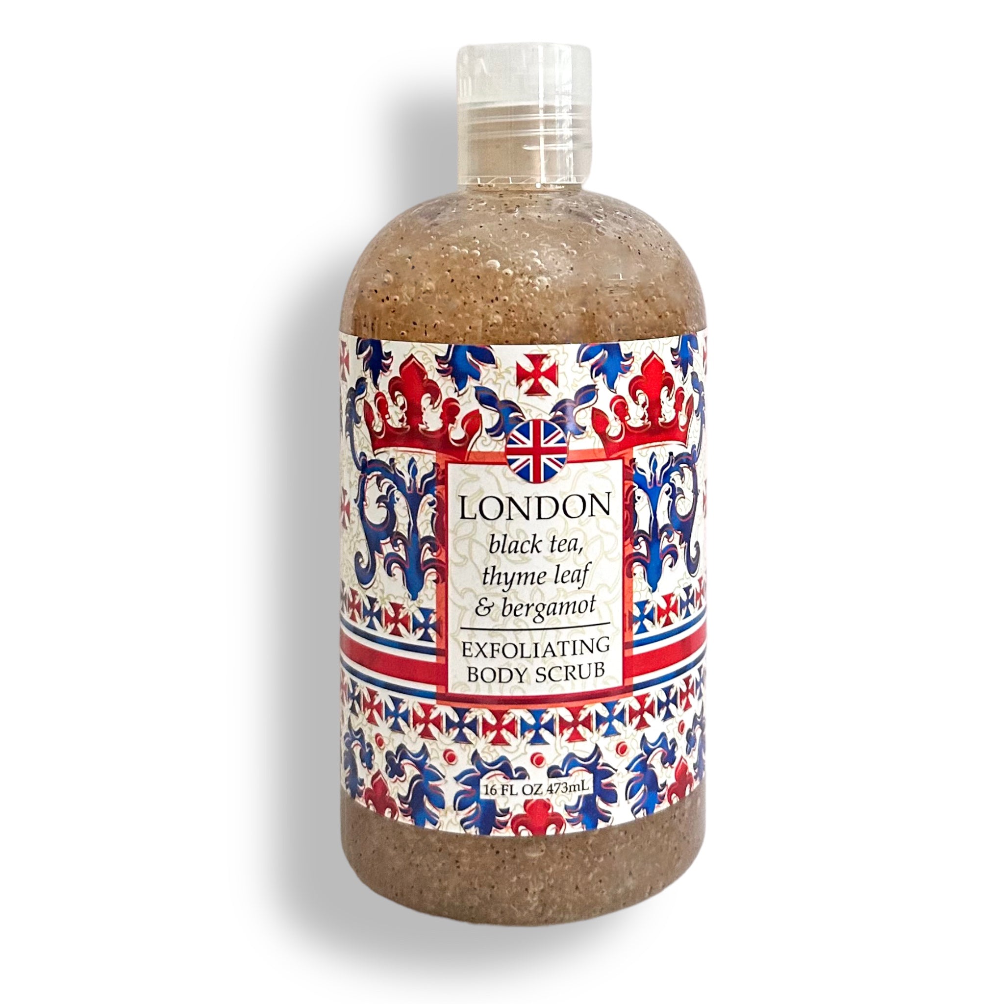 LONDON Black Tea + Thyme + Bergamot Exfoliating BODY WASH - Greenwich Bay Trading Company