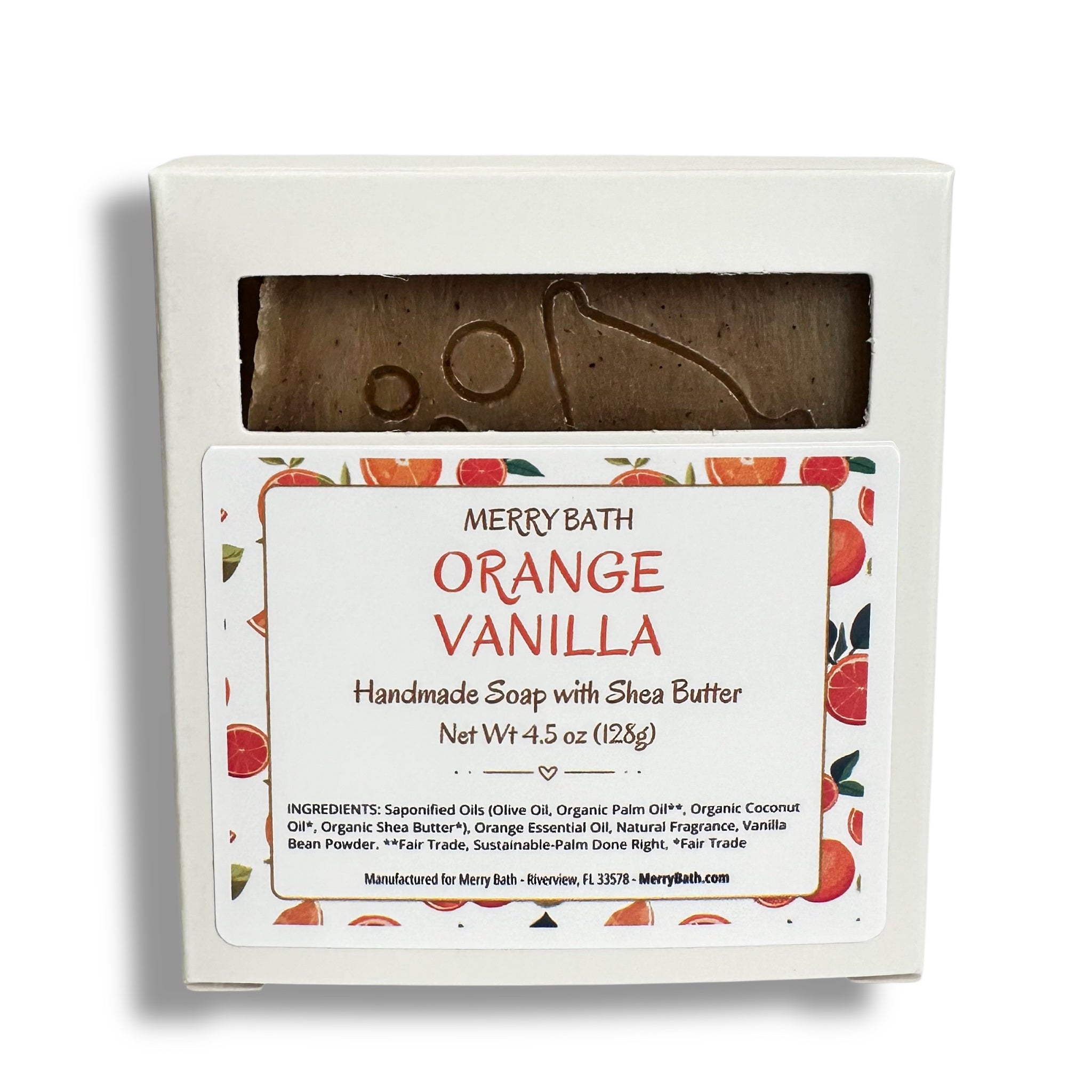 ORANGE VANILLA Shea Butter Soap